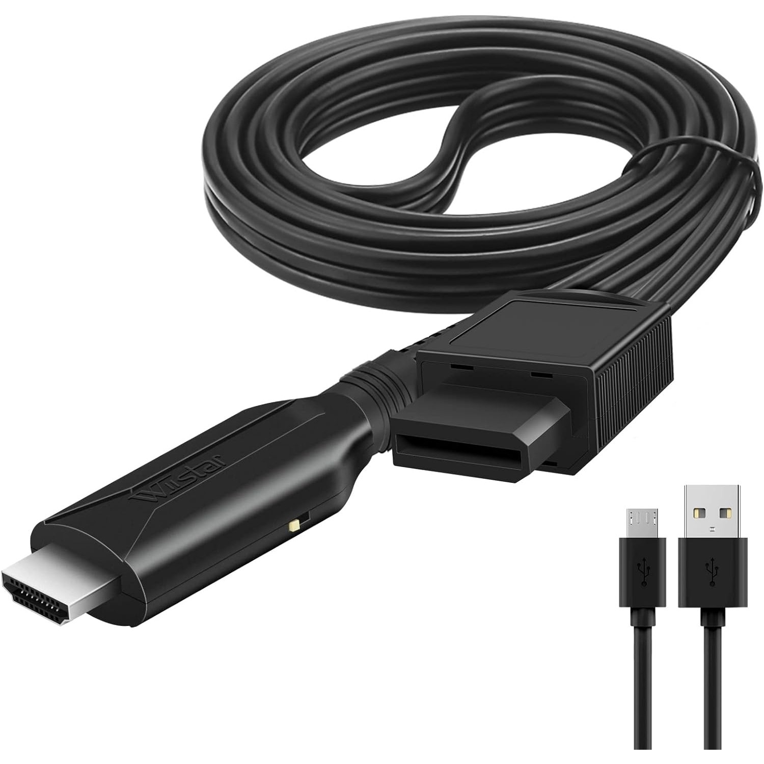 Wii to HDMI Converter Adapter Cable 1080p / 720p HD Output + USB Power for Ninte