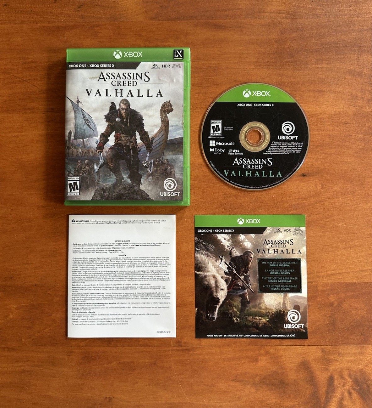 Assassin’s Creed Valhalla (Xbox One & Series X) MINT Cond CIB Complete & Tested