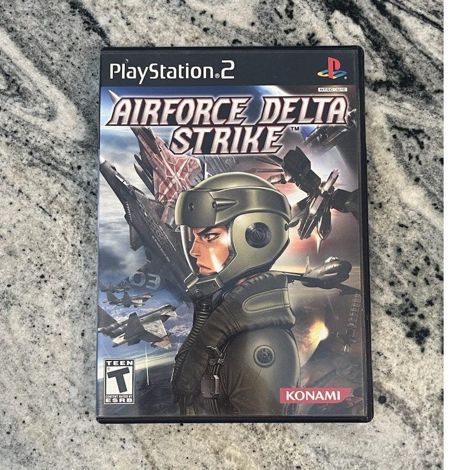 Konami Airforce Delta Strike Sony PlayStation 2 2004 No Manual