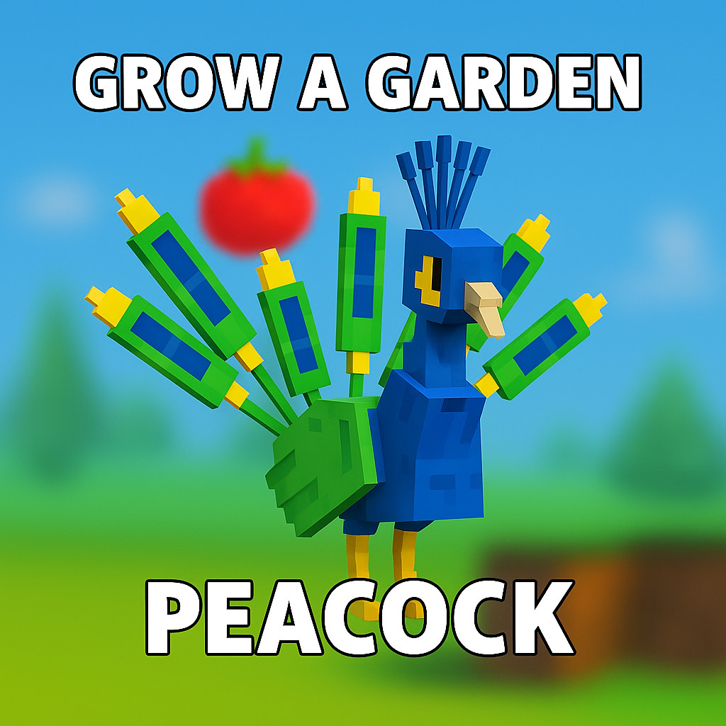 🦚 PEACOCK 🦚 GROW A GARDEN🪴 🎮ROBLOX (Super Fast Delivery🚀!)