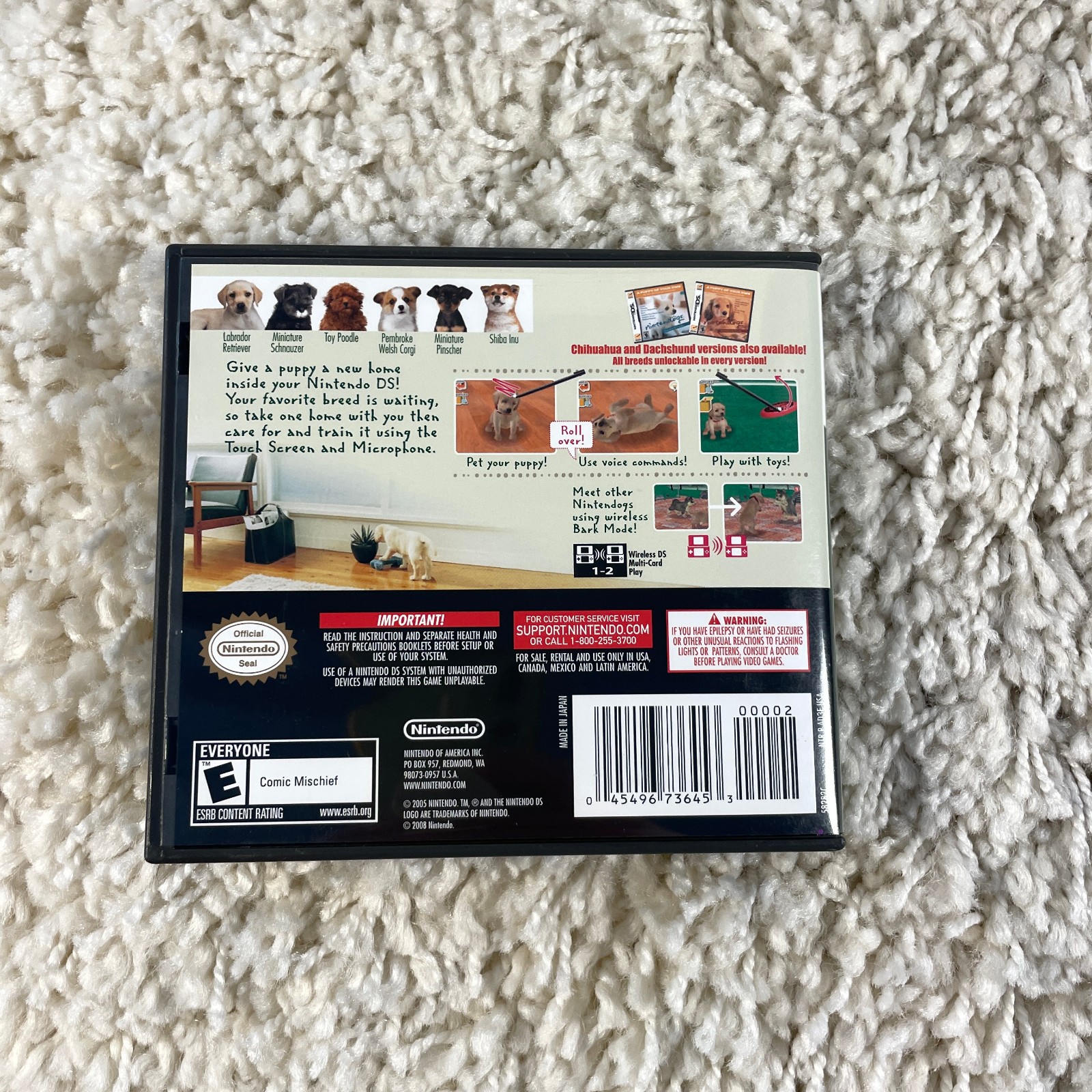 Nintendogs: Lab & Friends (Nintendo DS, 2005) Complete CIB Tested
