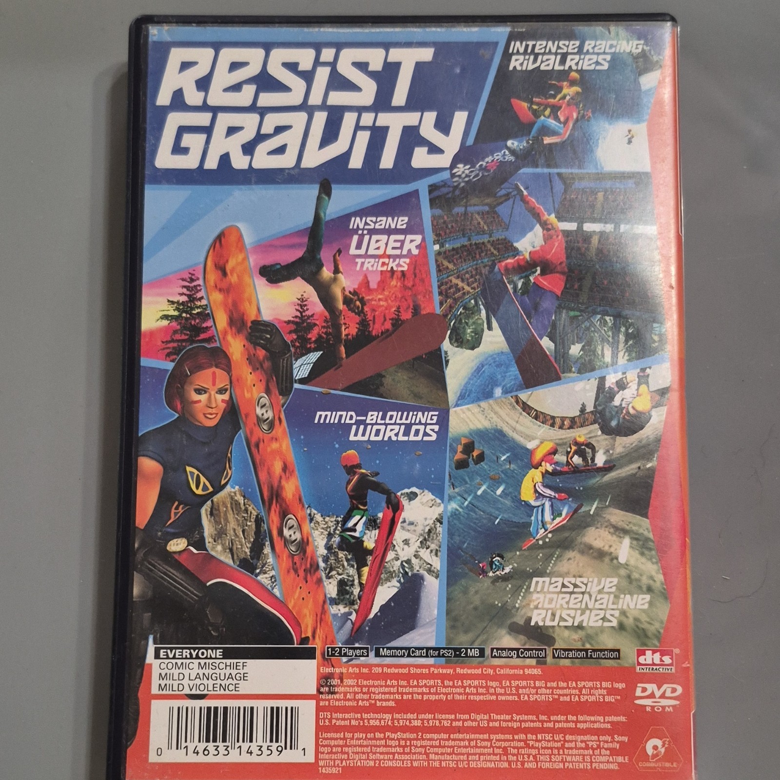 EA SPORTS SSX Tricky Greatest Hits PS2 Manual Included Multiplayer NTSC-U/C
