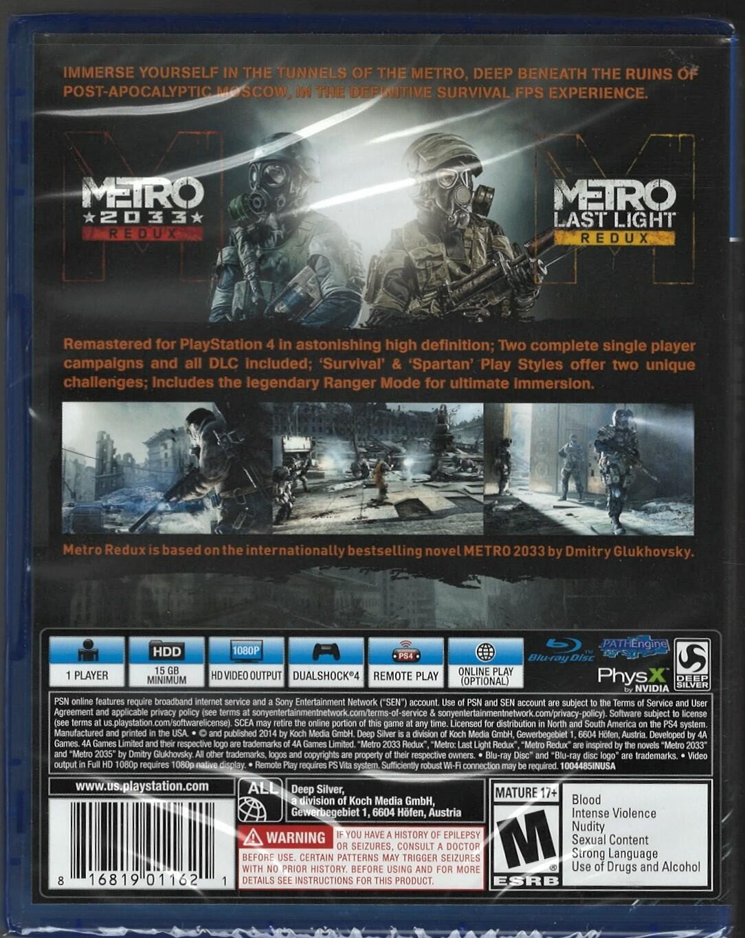 Metro Redux – PlayStation 4