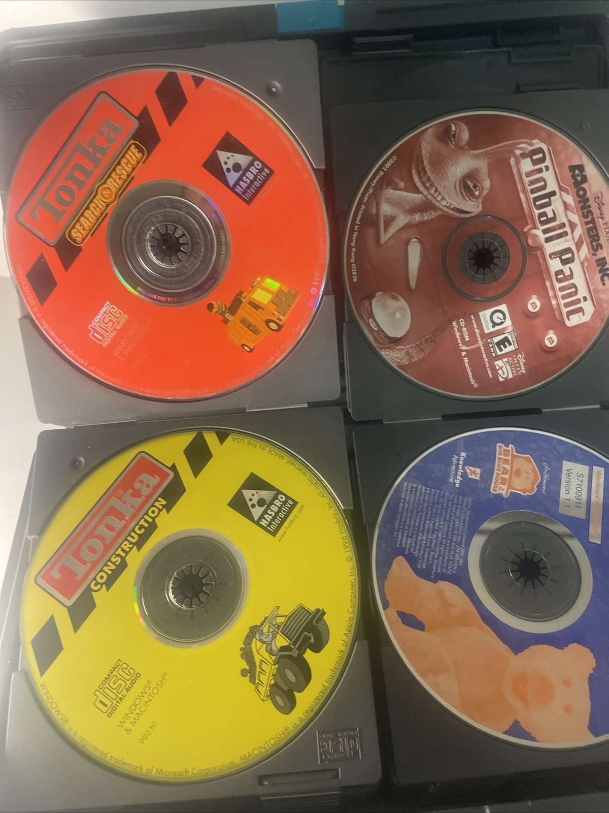 Lot Of Kids PC Games CD ROM Harry Potter Dinosaurs Charlotte’s Web Tonka