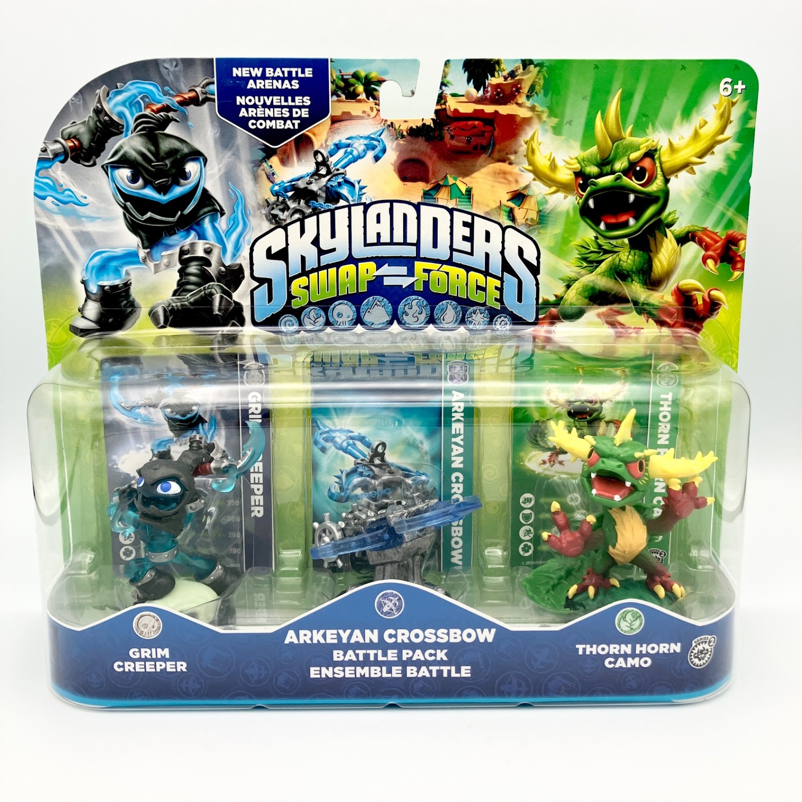 Skylanders Swap Force Arkeyan Crossbow Battle Pack Thorn Horn Camo NEW SEALED