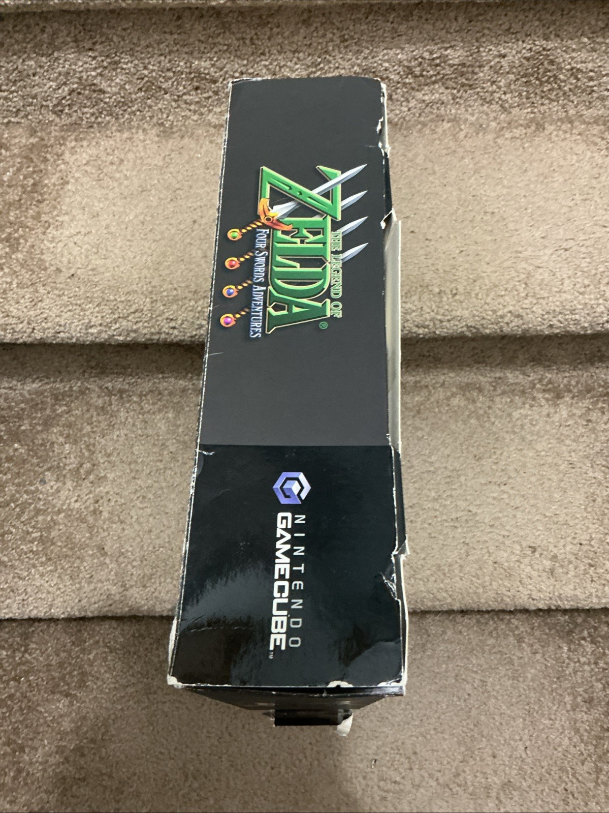 Nintendo GameCube Zelda Four Sword Adventure Box Display Promo Store Standee GBA