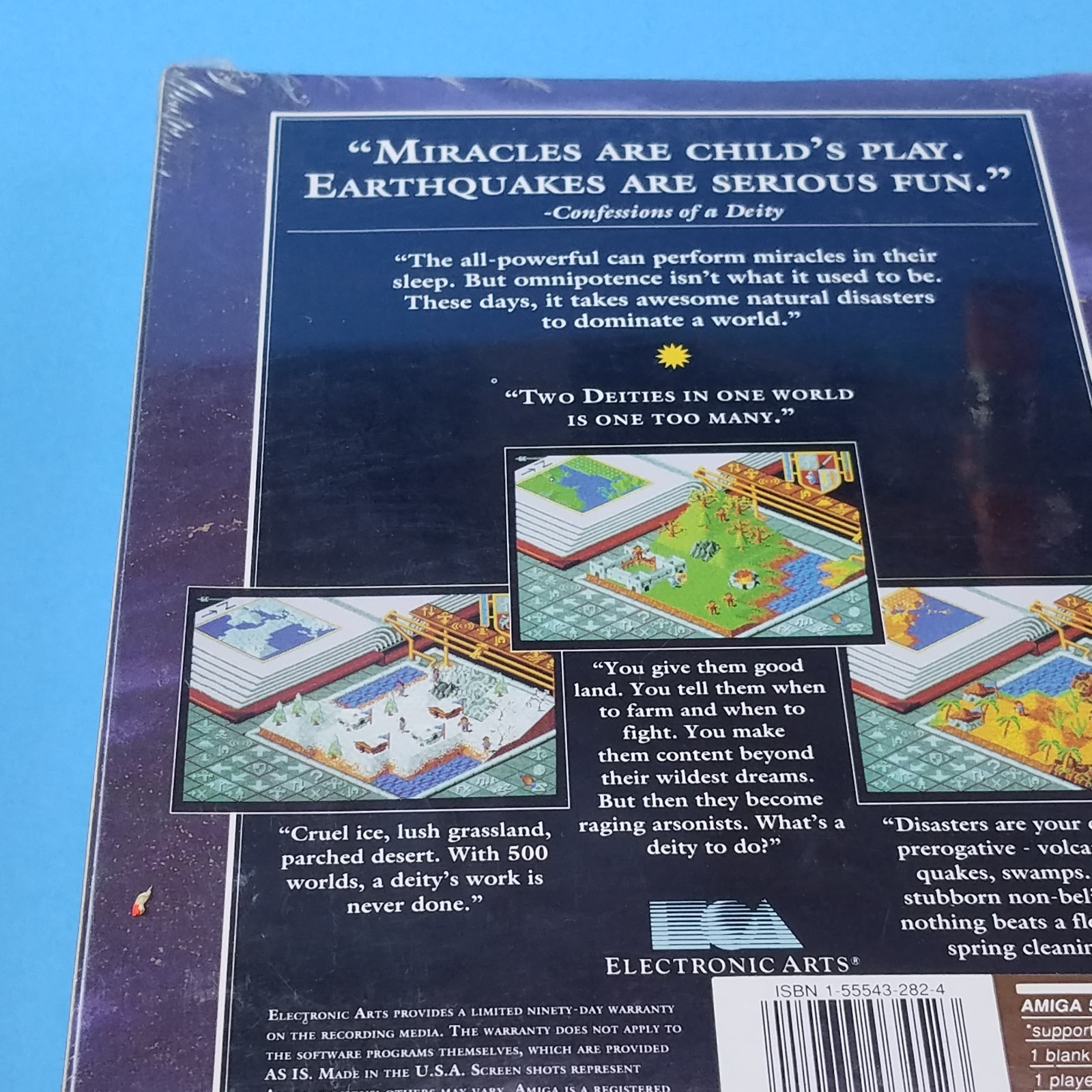 Amiga Populous Computer PC Game And in a sealed box Never opened
