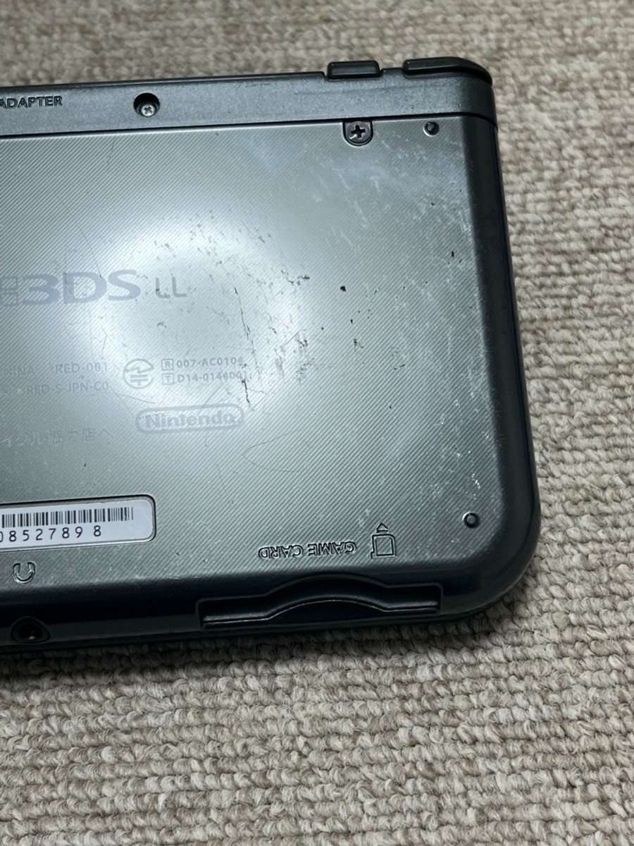 New 3DS LL XL Metalic black Japan Nintendo Console region Japanese B27