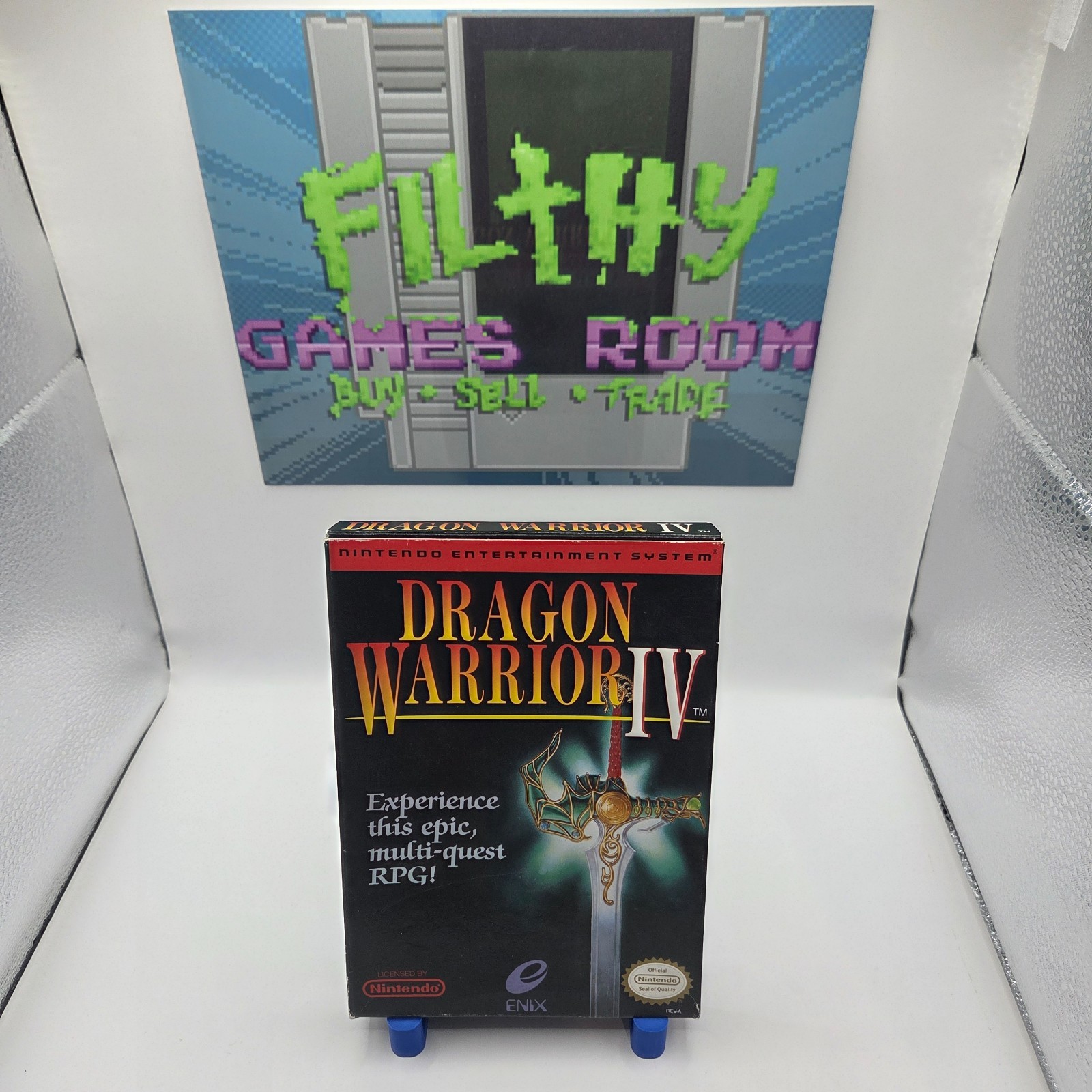 Dragon Warrior IV (NES) BOX ONLY
