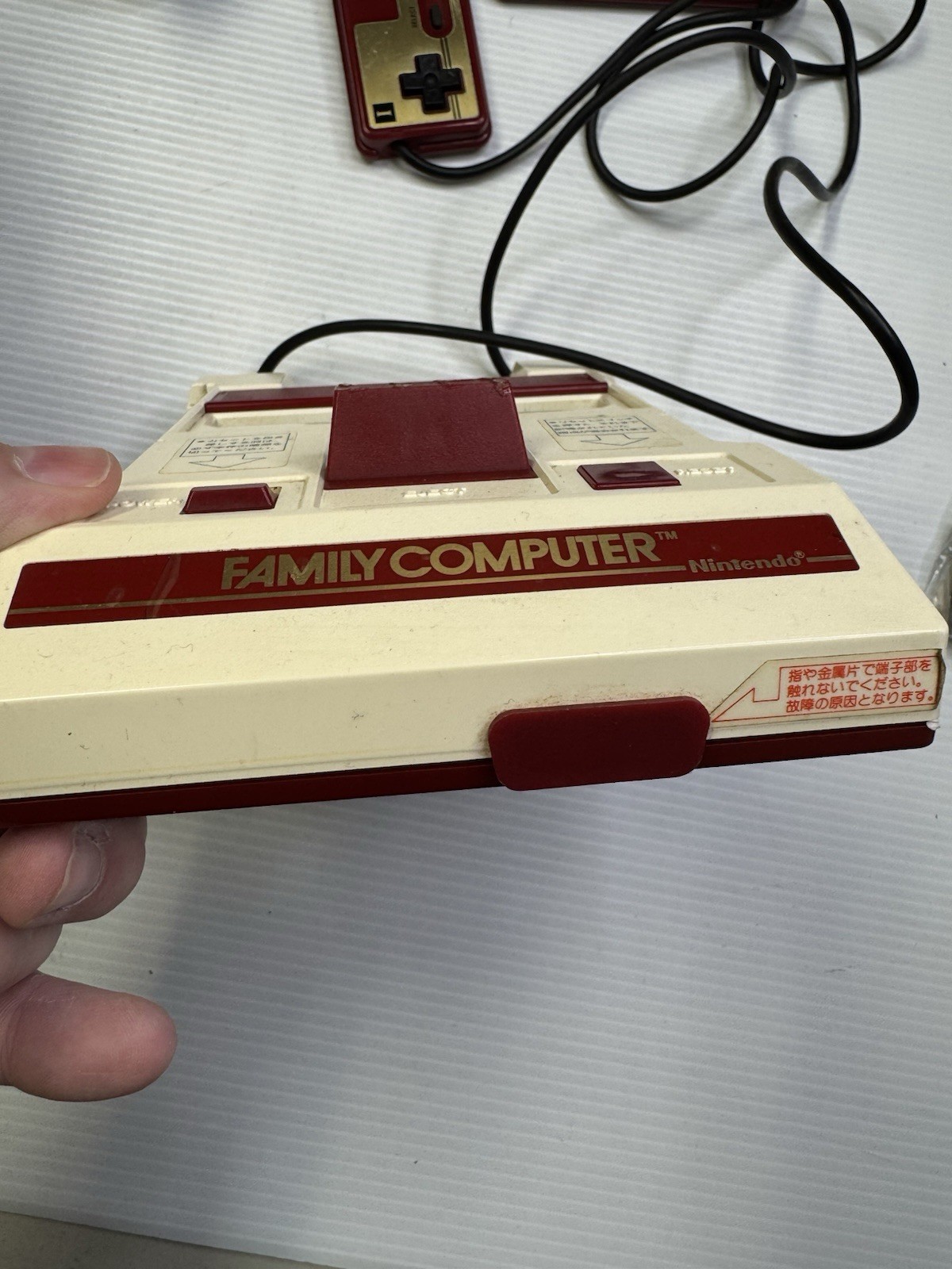Famicom Console System HVC-001 Nintendo FC Japan With Box and Manuals