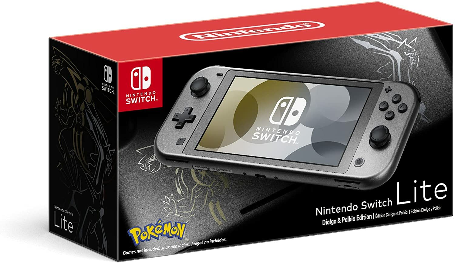 Nintendo Switch Lite: Pokemon Dialga&Palkia Edition – BRAND NEW&FACTORY SEALED!