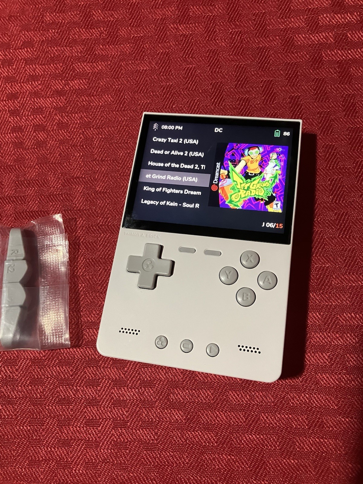 Trimui Brick Handheld Video Game Console W/ 128gb SD Card