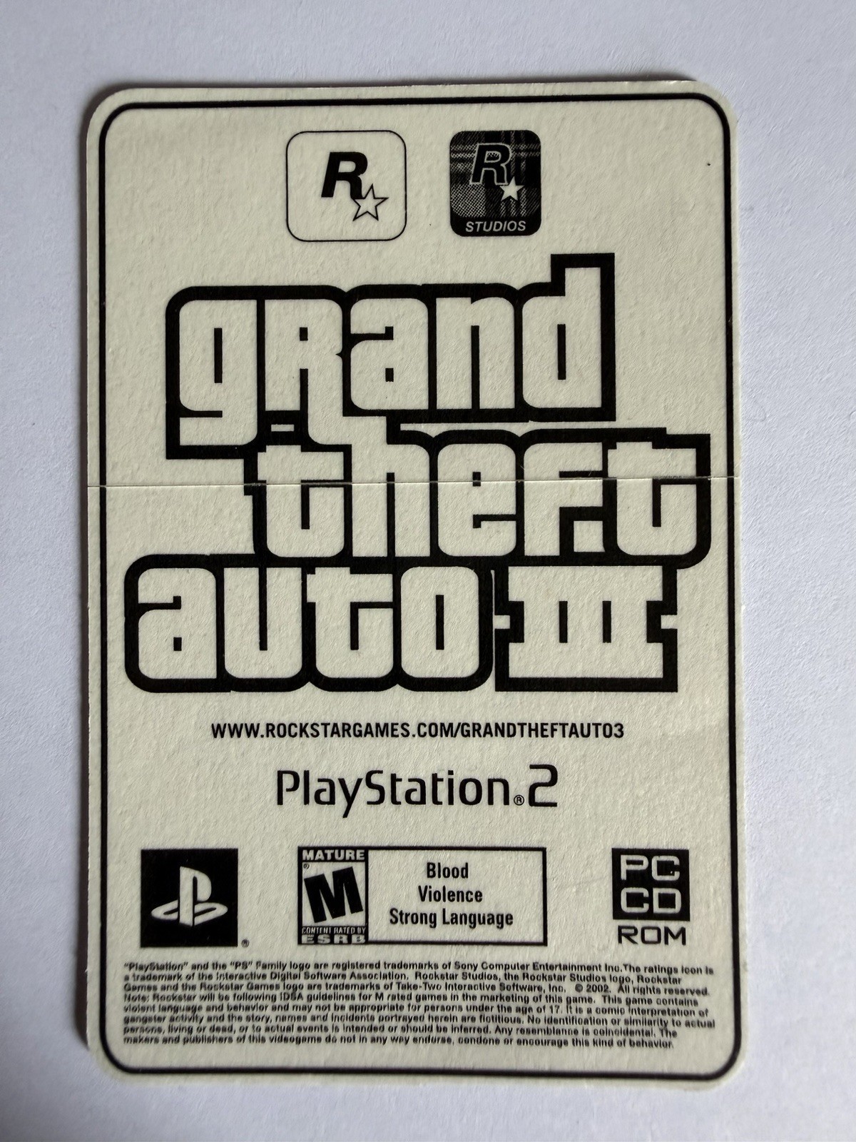 Original PROMO Grand Theft Auto Pogo Monkey Sticker Decal Rockstar Games GTA