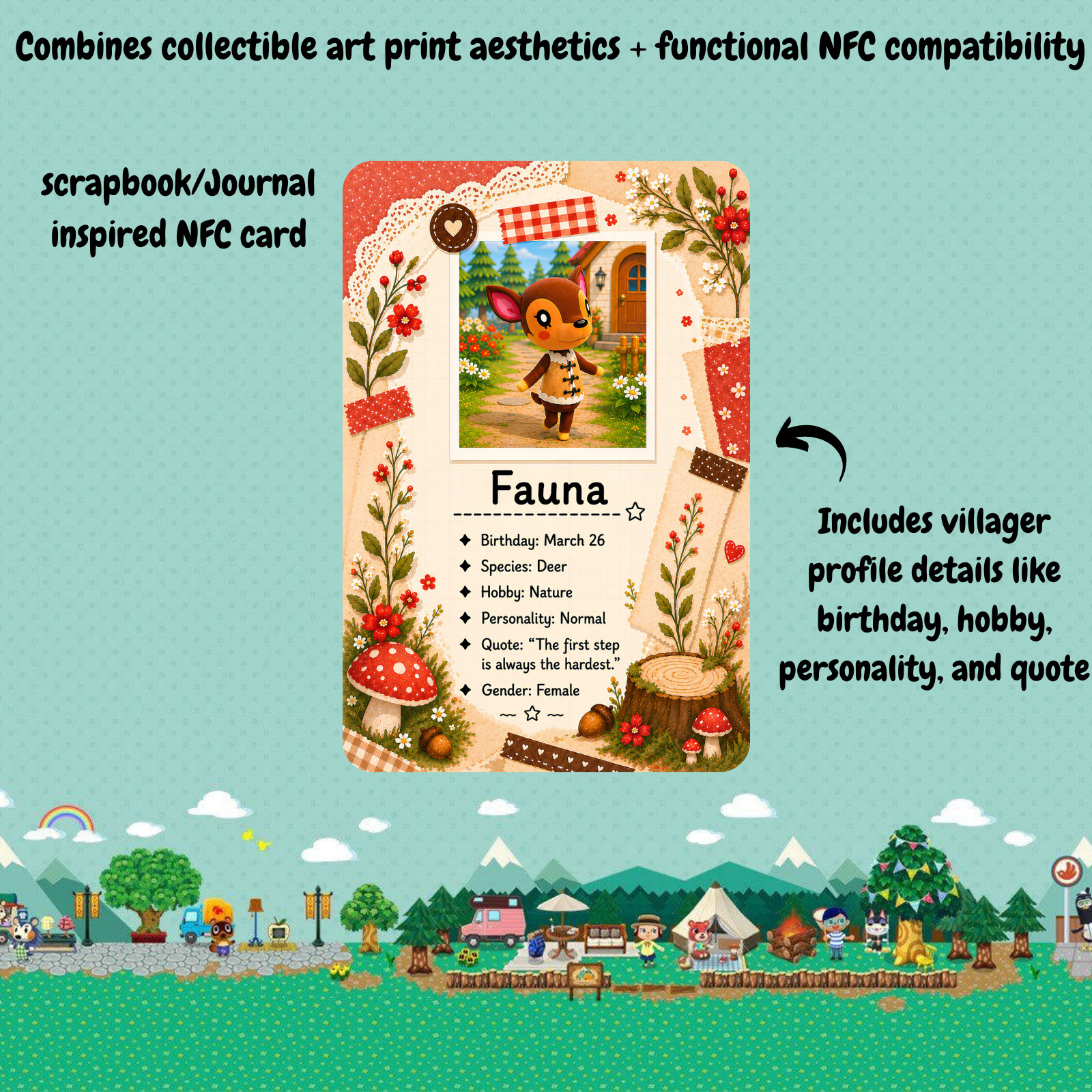 Animal Crossing NFC Amiibo Cards – ANY VILLAGER #001-448 | Premium Cards