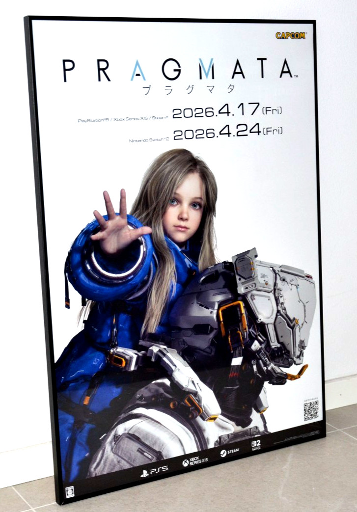 PRAGMATA – Promotional B2 Poster + Bonus – Xbox PS5 Switch 2 Japan 2026