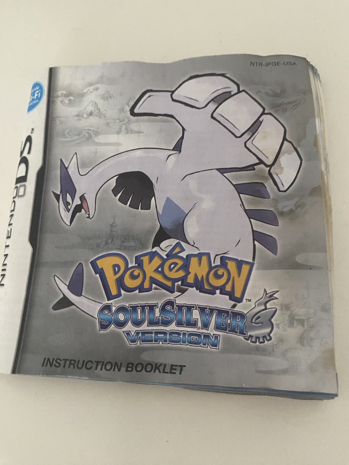 Pokemon SoulSilver Authentic USA Nintendo DS Manual (Game Not Included)