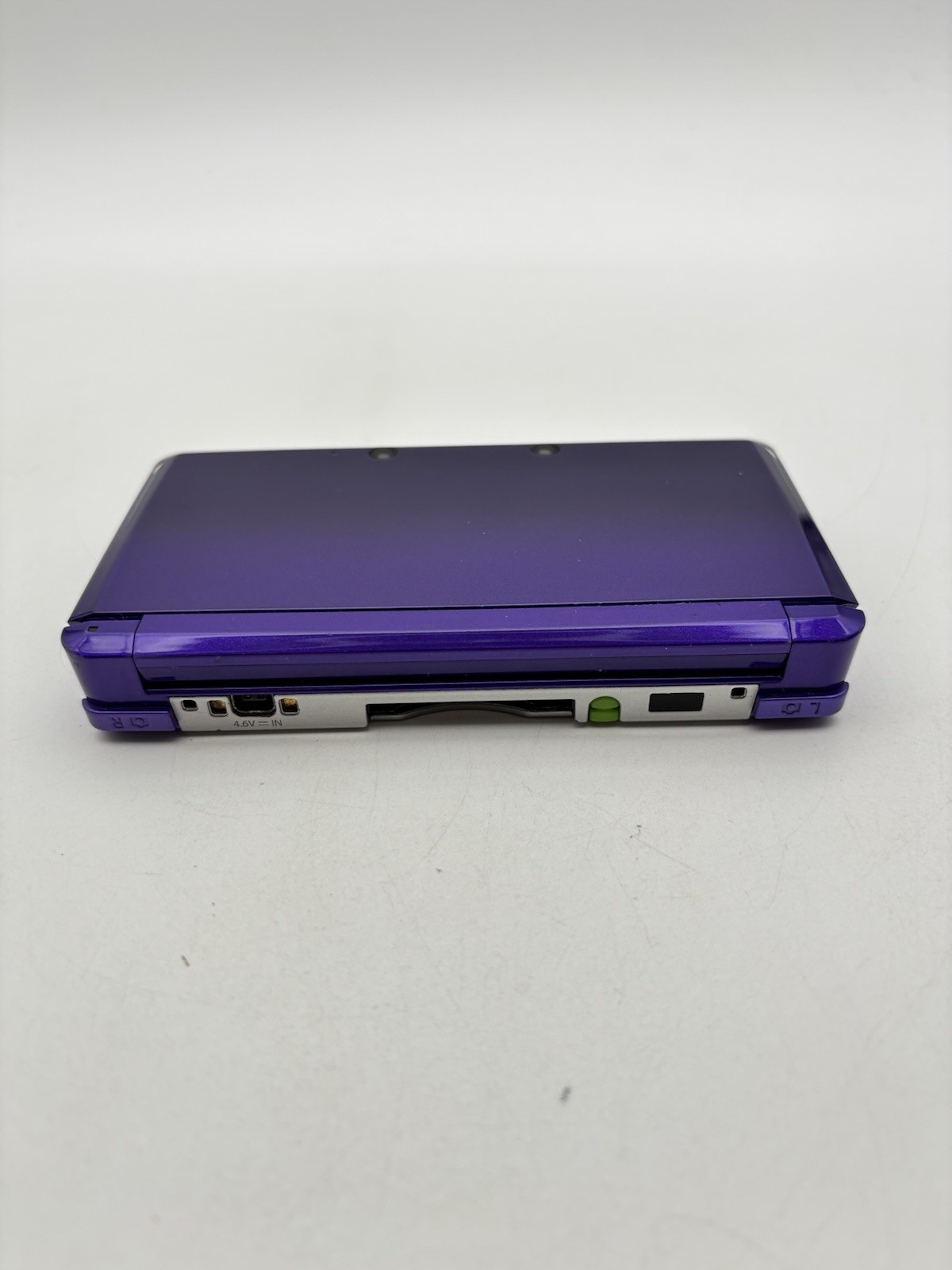 Nintendo 3DS Midnight Purple Handheld Console System Charger Tested & Working