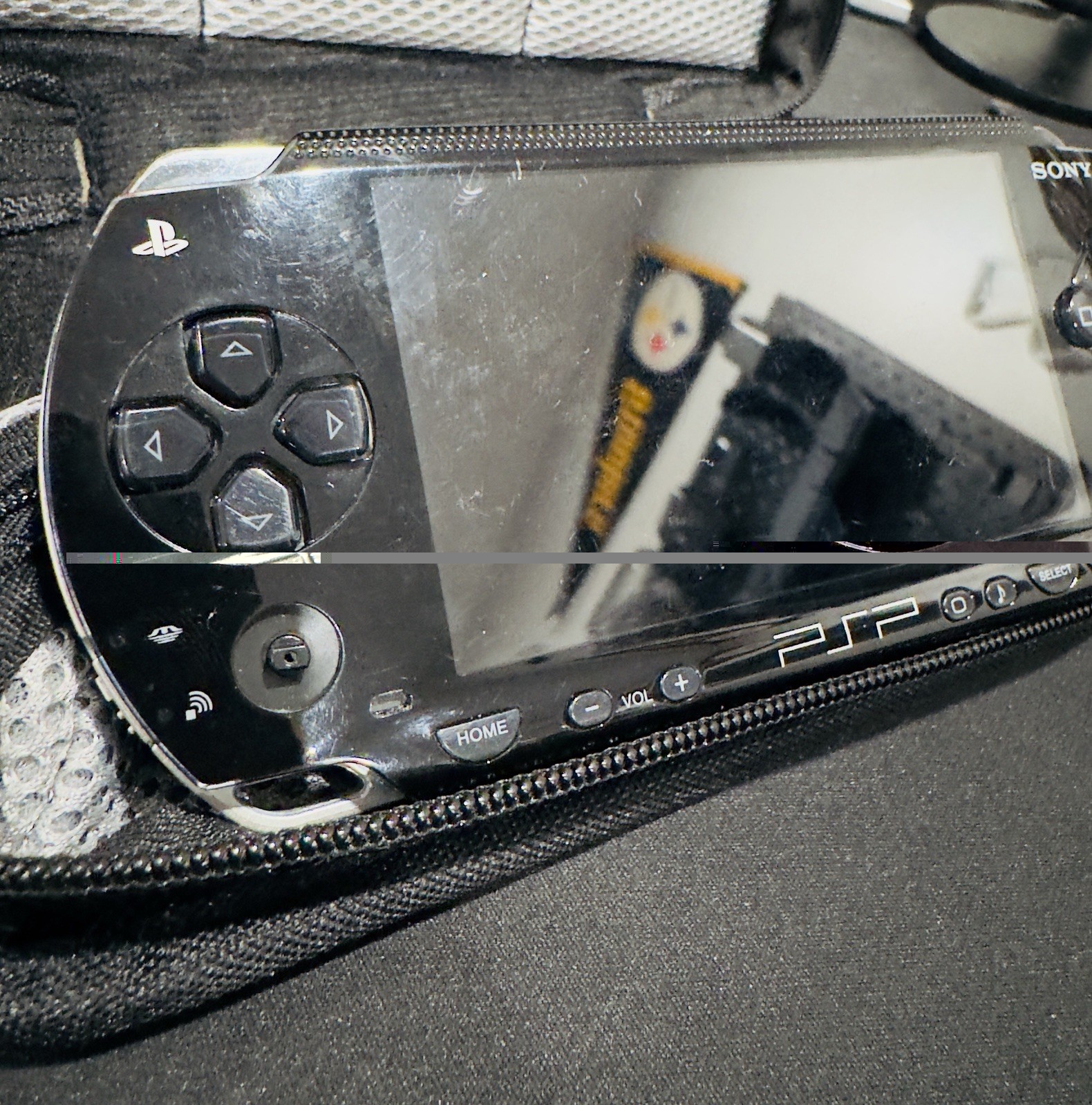 Sony PSP-1001 Black Console & 8 Games Bundle