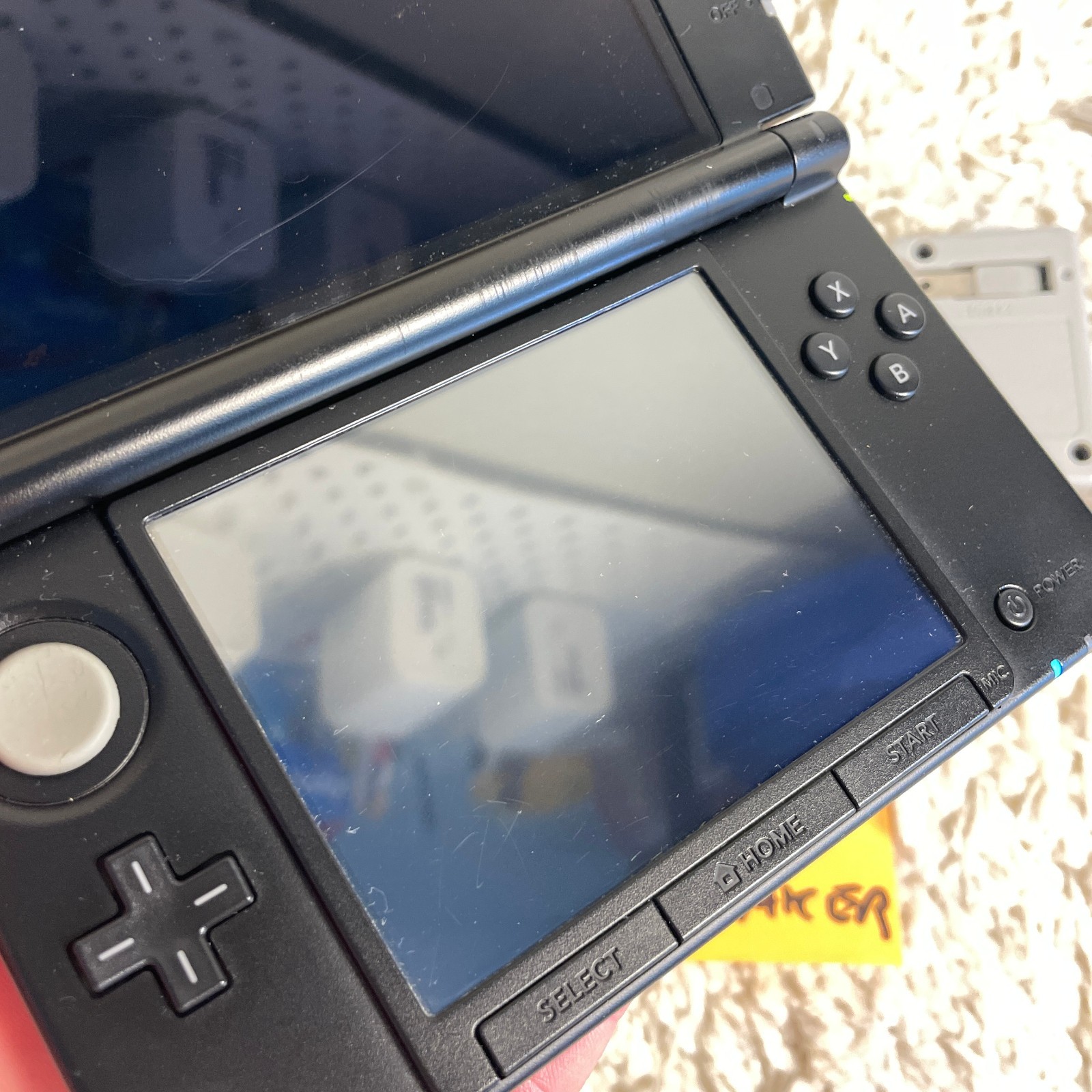 Nintendo 3DS XL Pokémon X and Y Red Version Handheld Console SPR-001 Tested