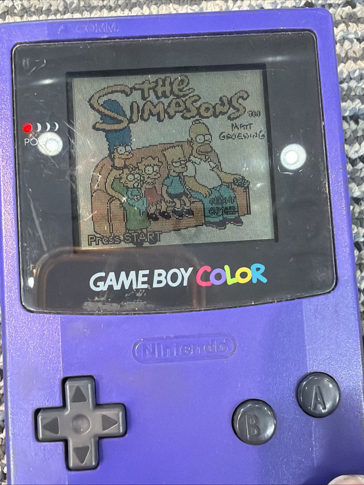 The Simpsons Night of the Living Treehouse of Horror Nintendo Game Boy Color