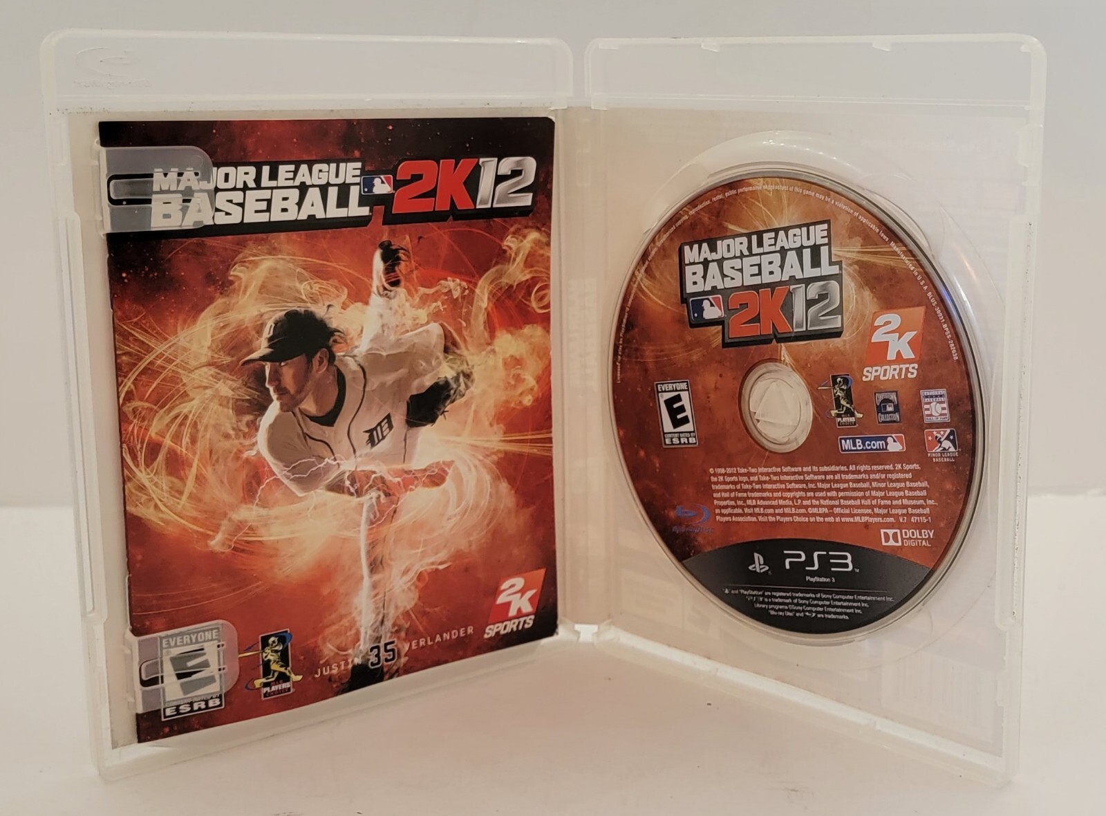 Major League Baseball 2K12 ( 2012) Sony PS3 TESTED! Complete…FAST SHIPPING