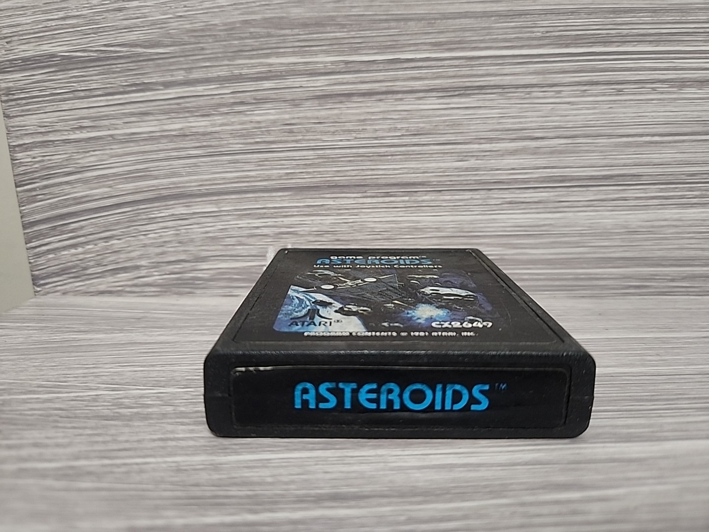 Asteroids (Atari 2600, 1981) W/Manual CX2649 Retro Video Game