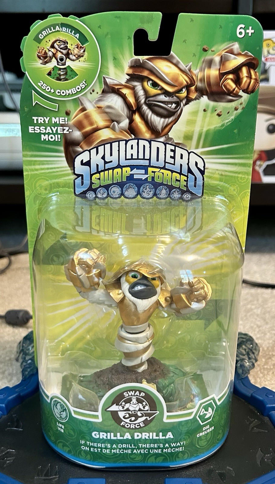 SKYLANDERS SWAP FORCE GRILLA DRILLA NIB- Fully Functional See Pictures