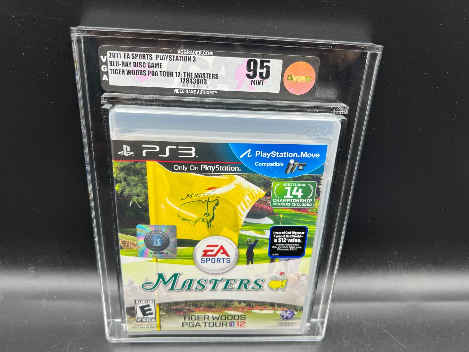 Tiger Woods PGA Tour 12: The Masters PS3 VGA 95 FACTORY SEALED GEM MINT WATA