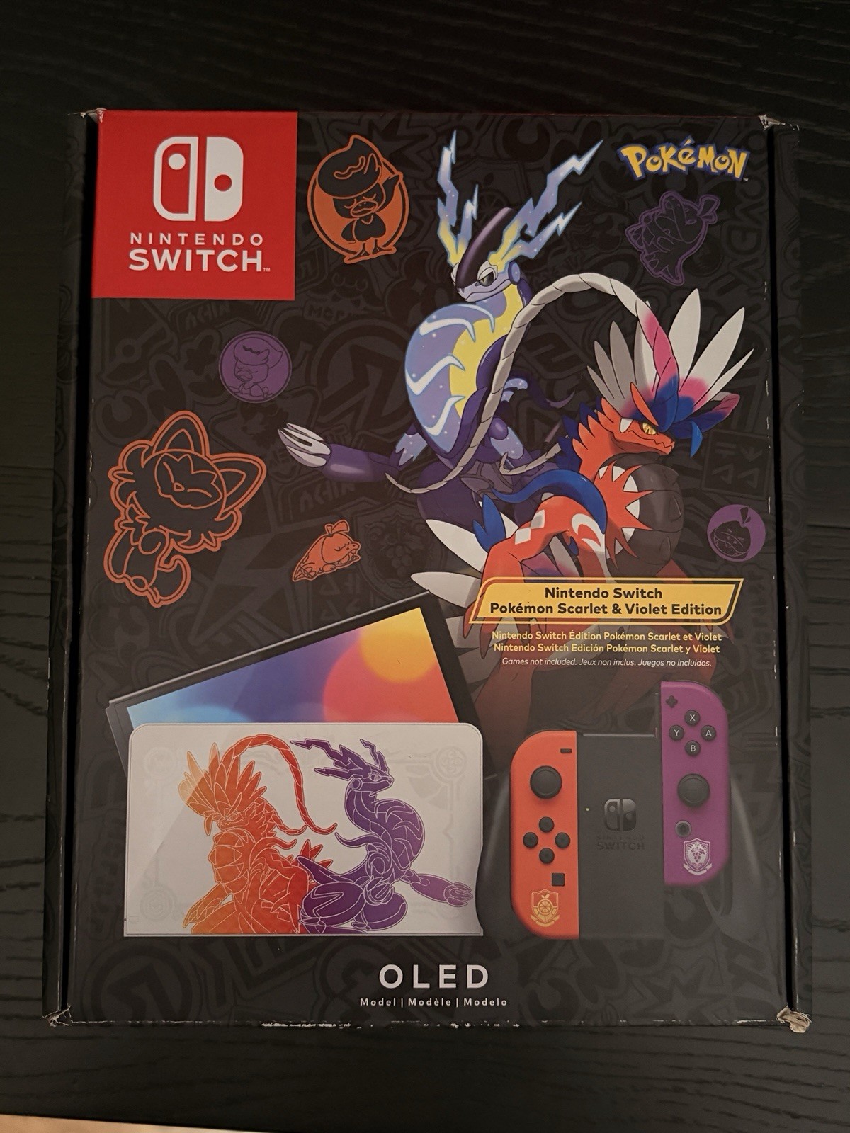 Nintendo Switch OLED Scarlet and Violet Edition Console US