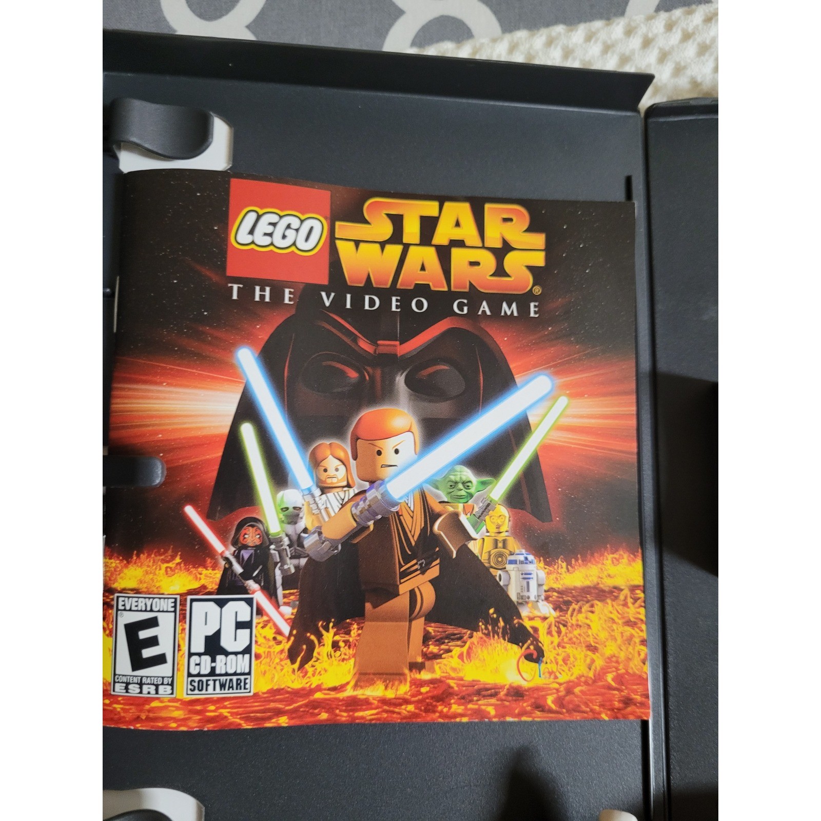 LEGO Star Wars The Video Game PC CD-ROM 2005 Eidos LucasArts Prequel Trilogy