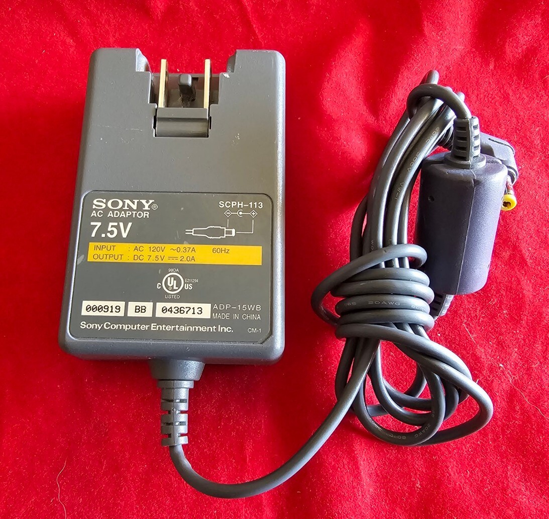 Sony Playstation PS One Video Game Console -Gray Pwr Mem Card TVCable Controller