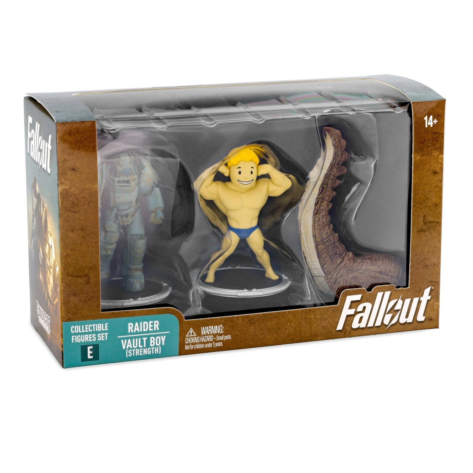 Toynk Fallout Raider and Vault Boy (Strong) 3-Inch Mini Figure Set 2-Pack for…