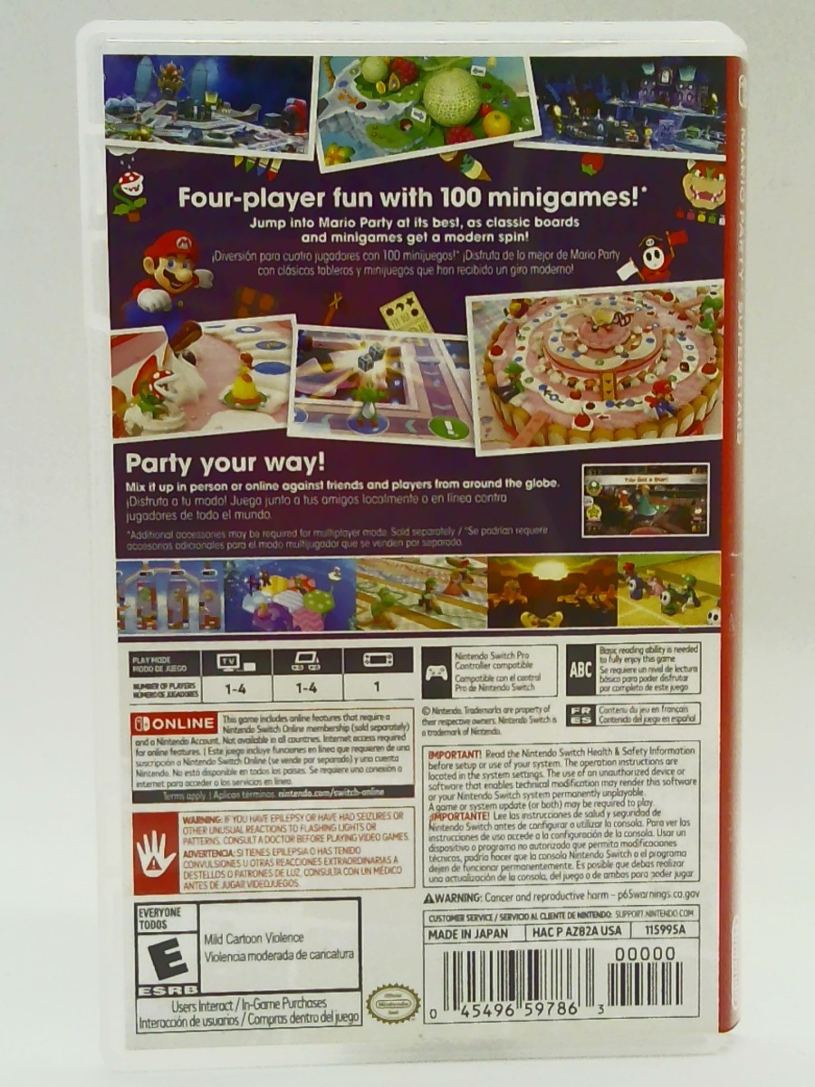 NINTENDO SWITCH Game MARIO PARTY SUPERSTARS (EC3042480)