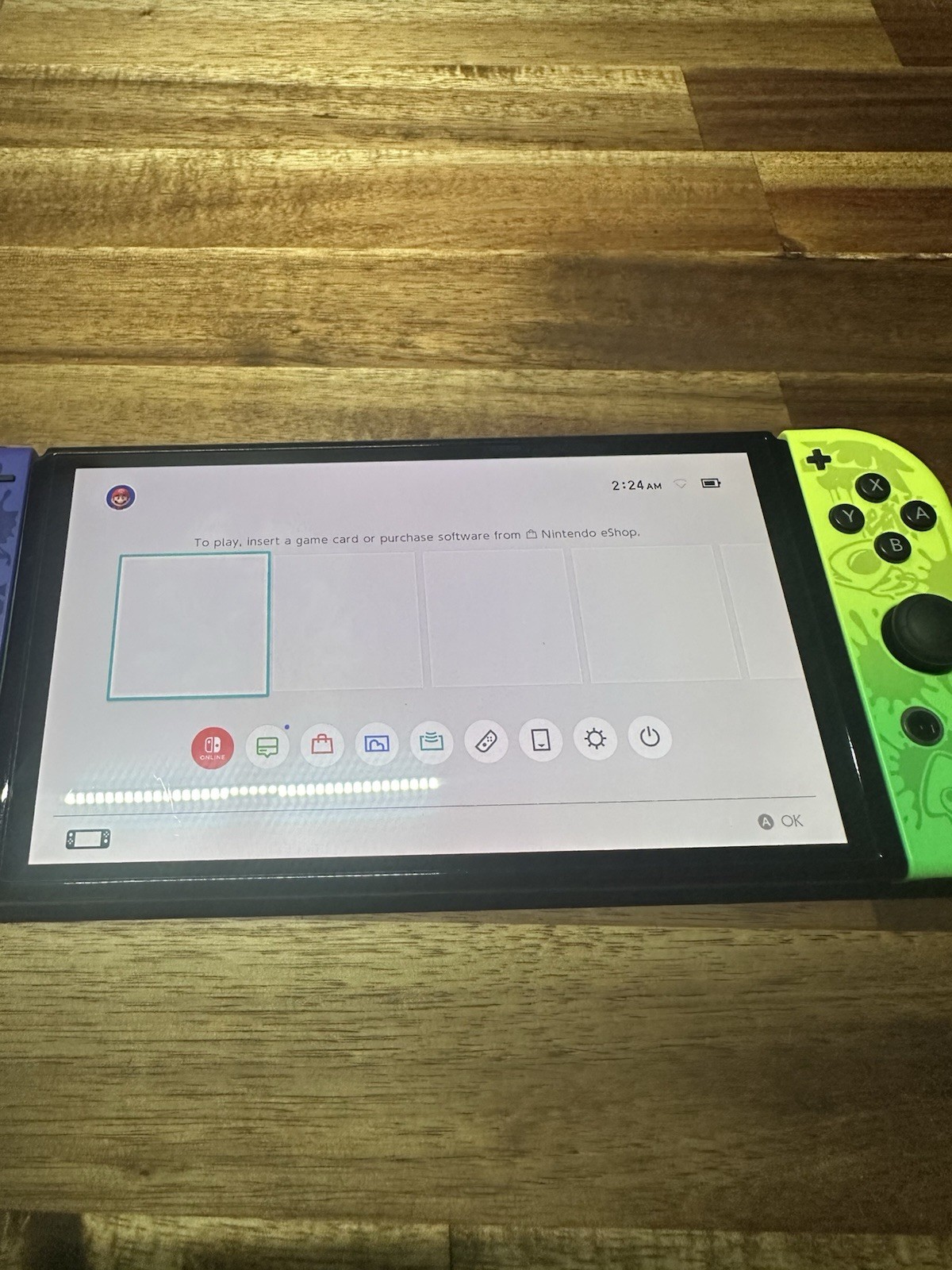 Nintendo Switch OLED Splatoon 3 Special Edition Console Tested Fast Free Ship