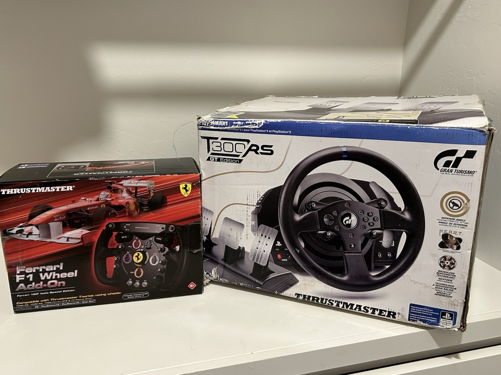 Thrustmaster T300 RS GT Edition Racing Wheel Ferrari F1 Add-On for PS4 PS3 PC