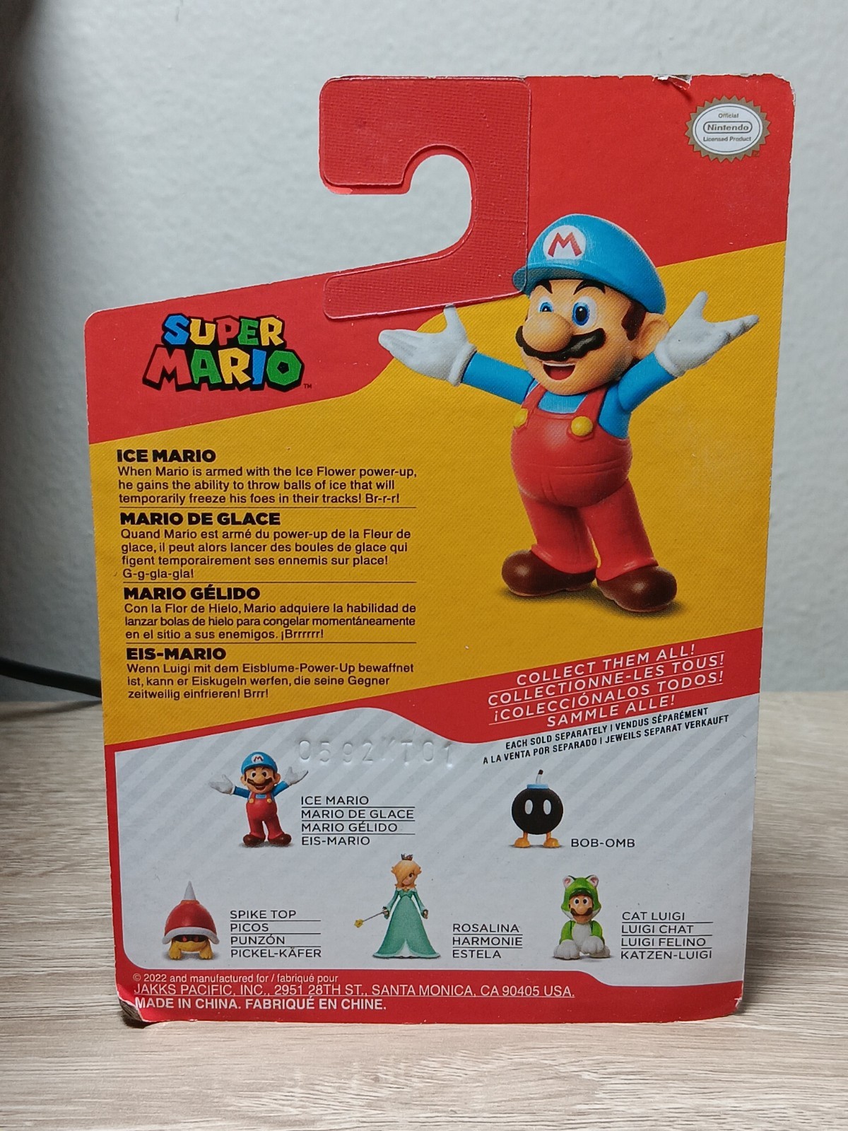 *FREE SHIP* 2.5″ FIRE + ICE + SUPER MARIO World of Nintendo Jakks Pacific 3-PK