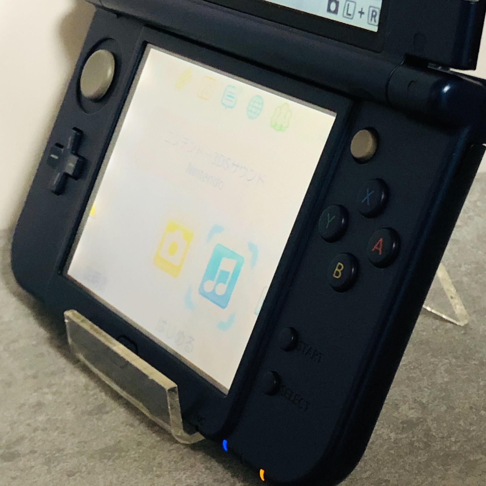 [Top IPS / EX+3] New Nintendo 3DS LL XL Metallic Blue console Japan NTSC-J 06-02