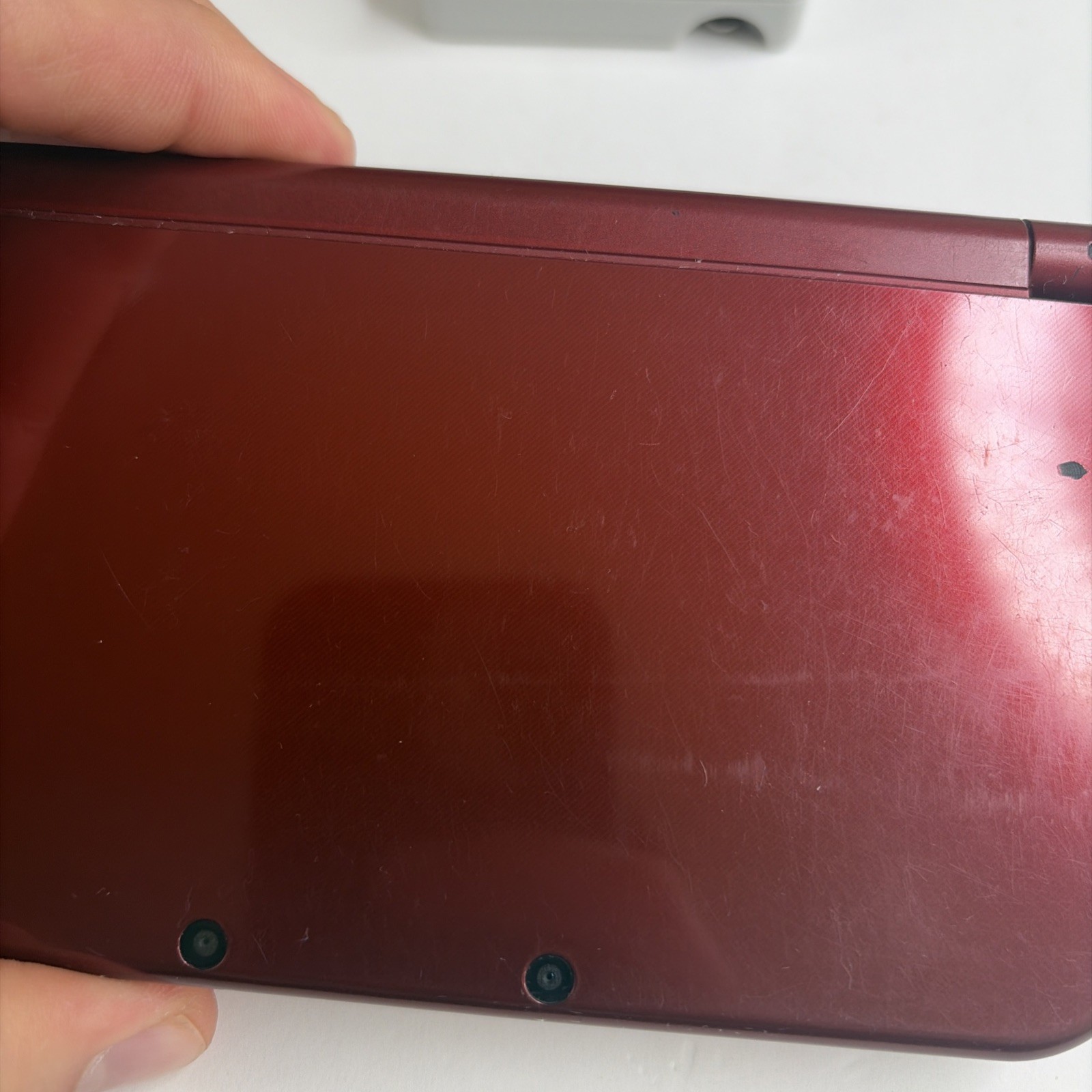 New Nintendo 3DS XL Red Console US Model – Top IPS Tested! W Charger Stylus