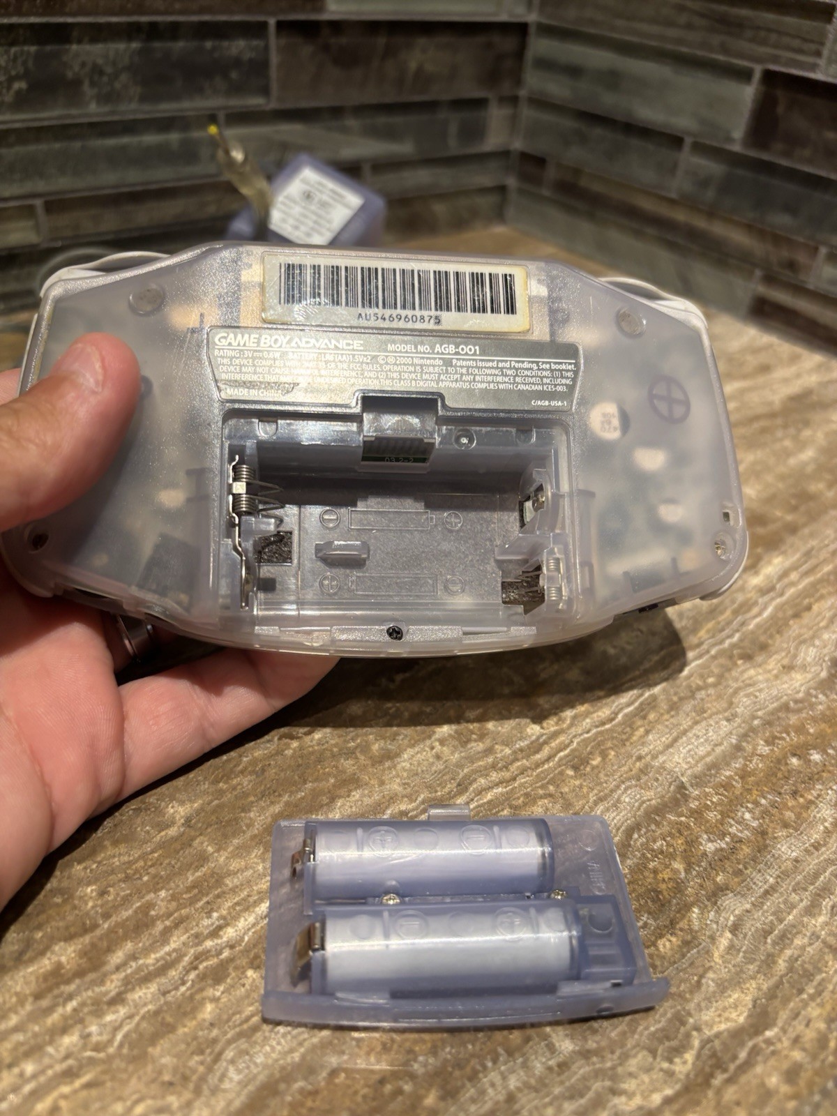 Nintendo Game Boy Advance – Glacier – TESTED