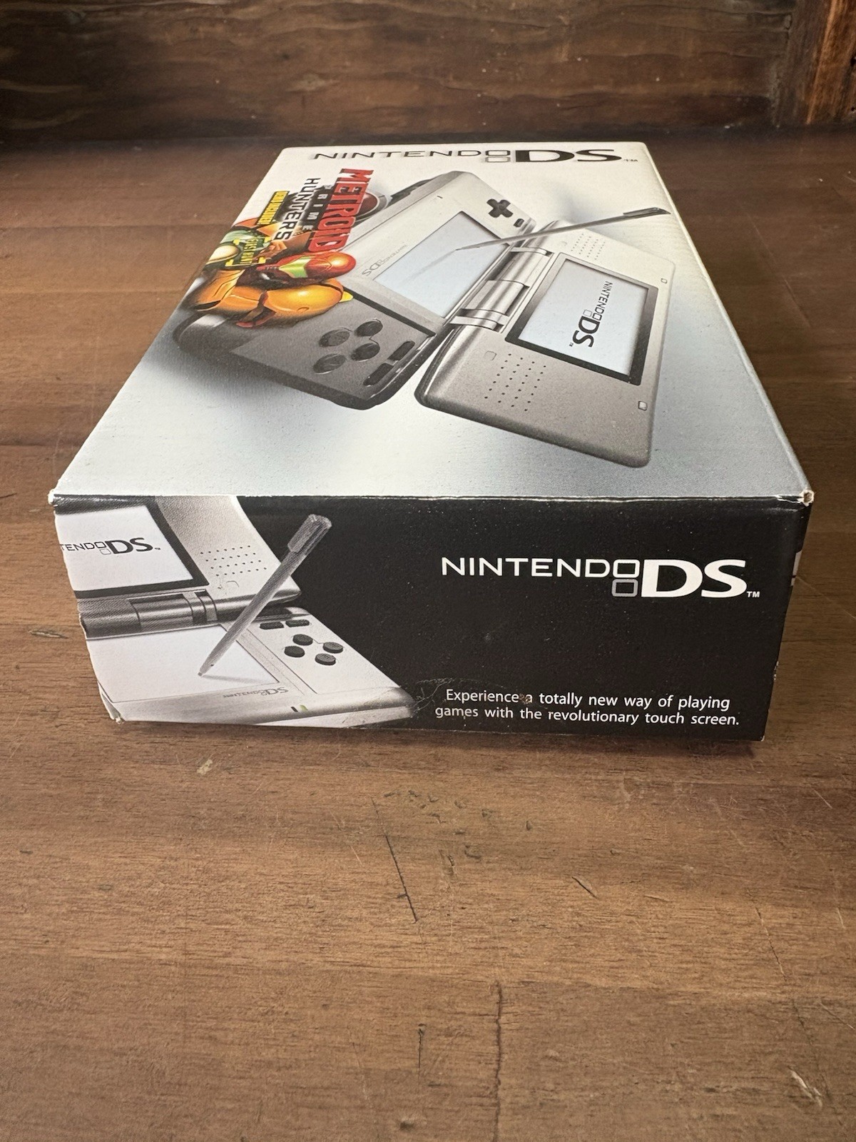 Nintendo DS Metroid Prime Hunters Titanium Console Box/Charger Only No Console