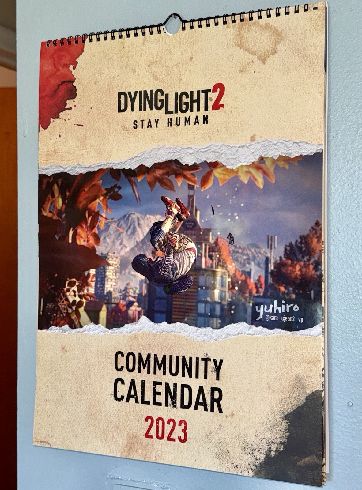 RARE Dying Light 2 Official 2023 Community Calendar Techland Press Kit