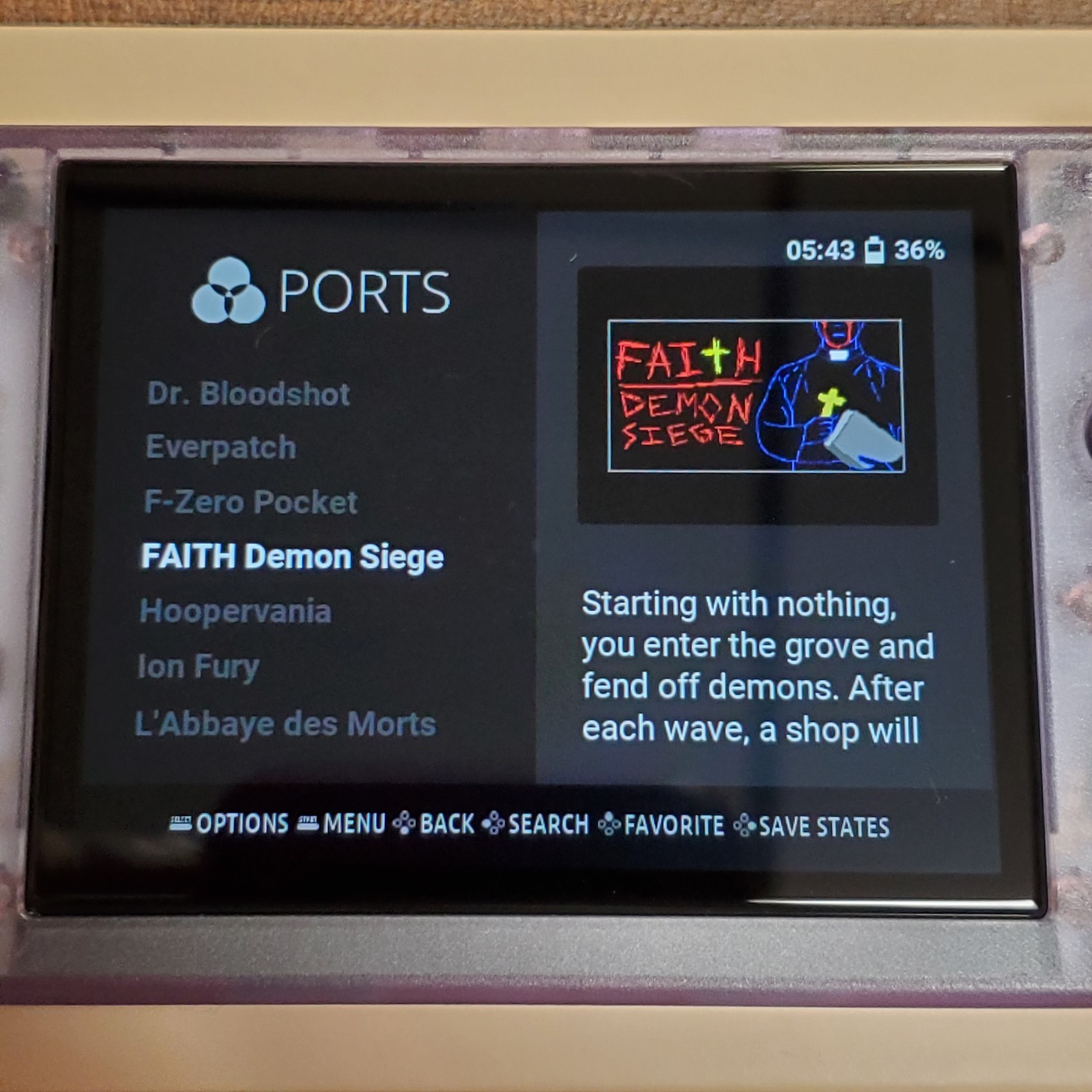 RG35XX H Anbernic Retro Handheld Game Console ROCKNIX OS~ PURPLE Shell 16G+128G
