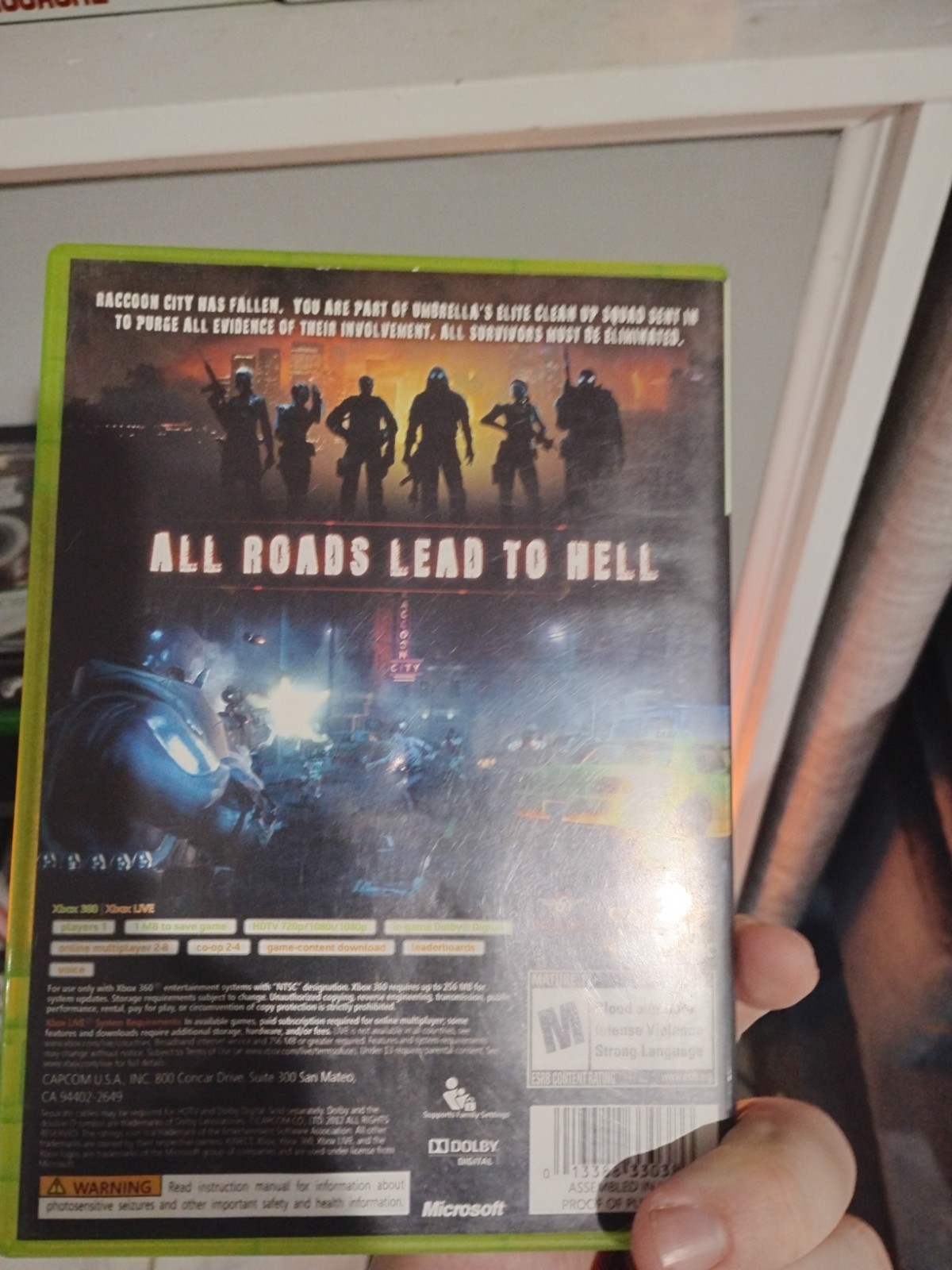 Resident Evil Lot For Xbox 360