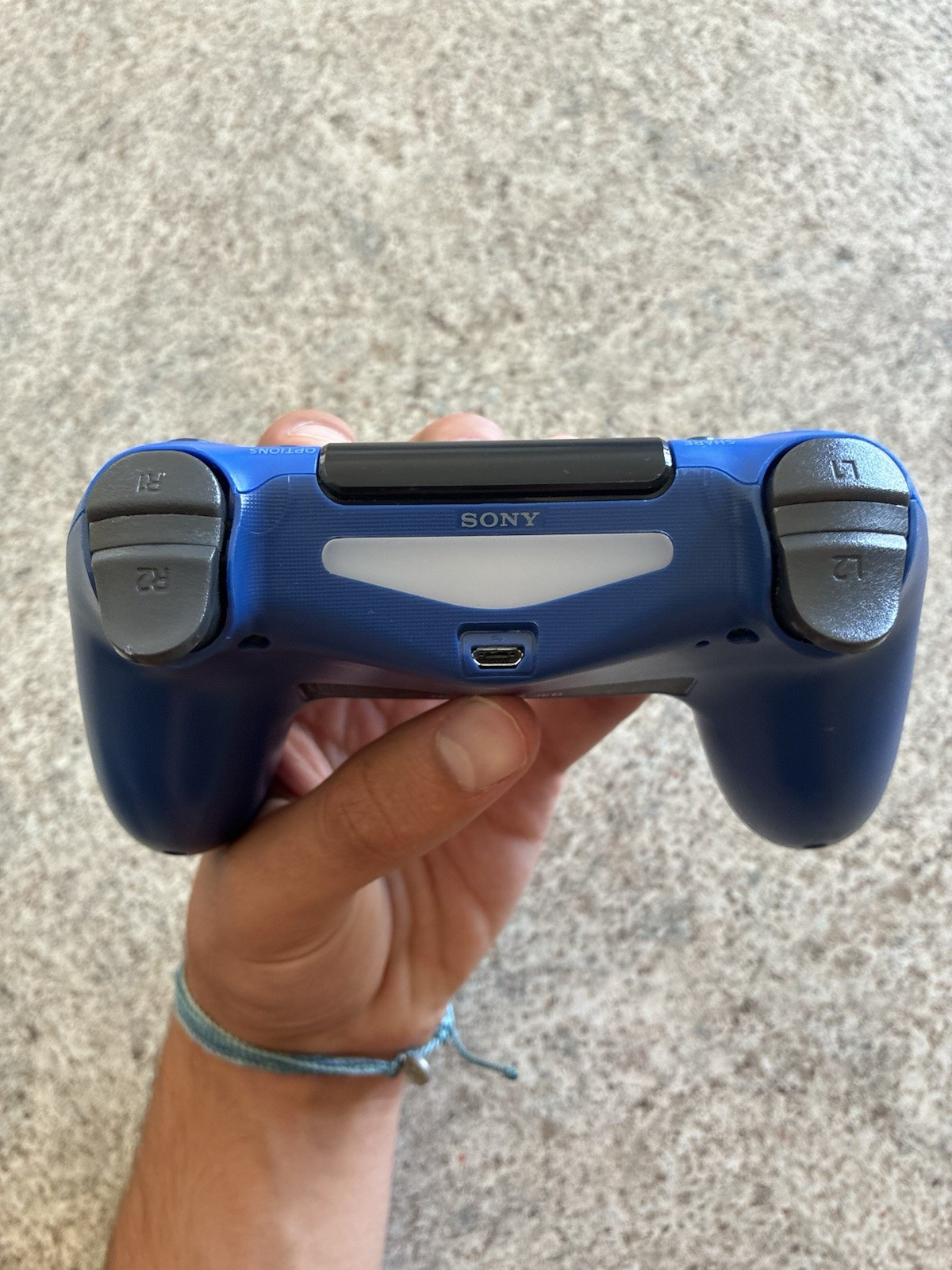 Sony Dualshock 4 OEM Wireless Controller CUHZCT2U – Blue (PS4) Parts Only Read