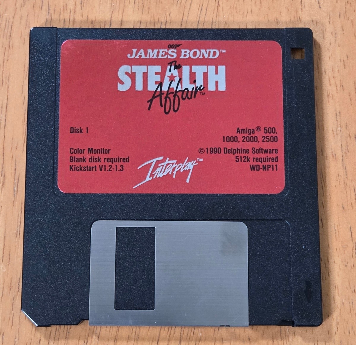 James Bond Stealth Affair Interplay Commodore Amiga Big Box Game Complete CIB