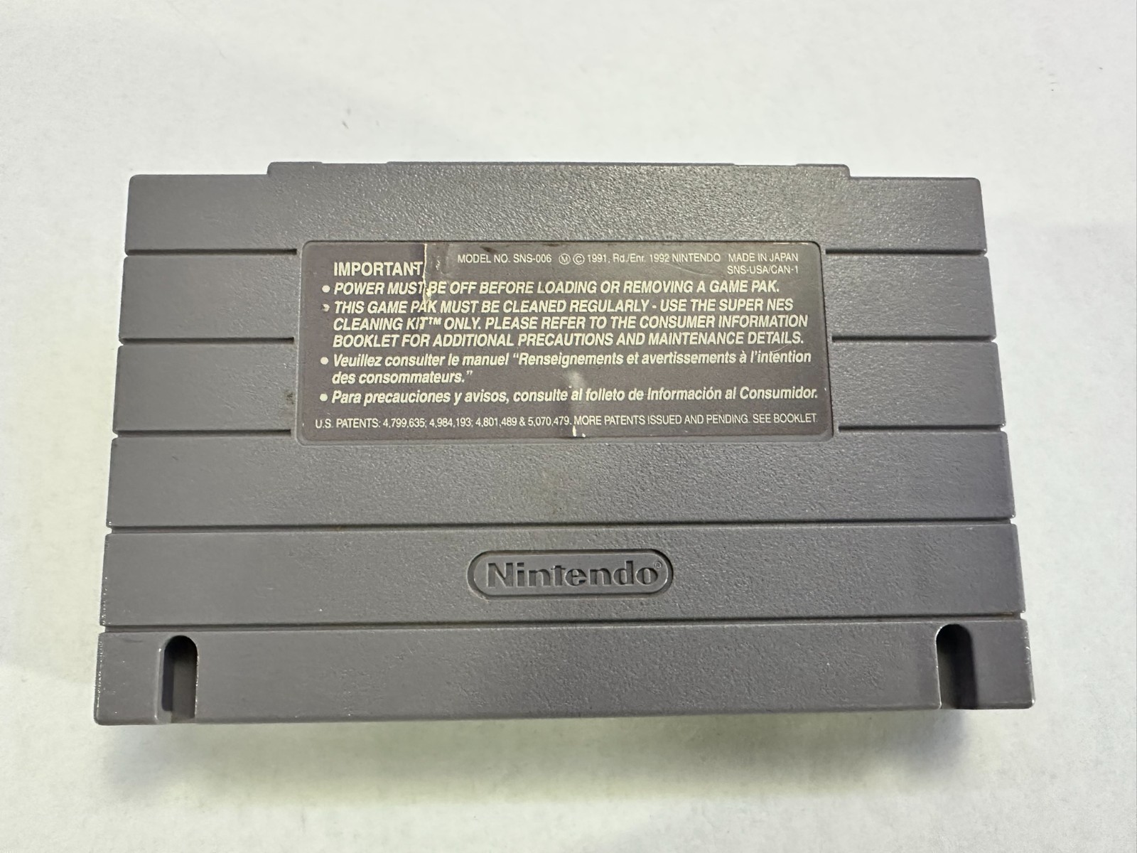Natsume Championship Wrestling Uncommon SNES – Tested Authentic