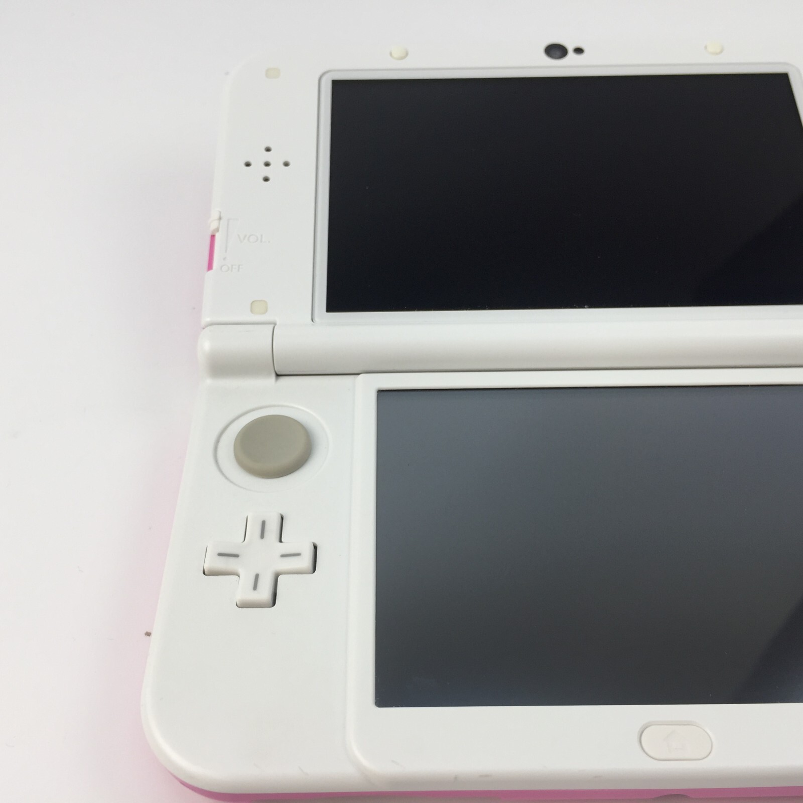 【Very Good】Nintendo New 3DS LL Pink x White Console ONLY Japanese Edition #dj06