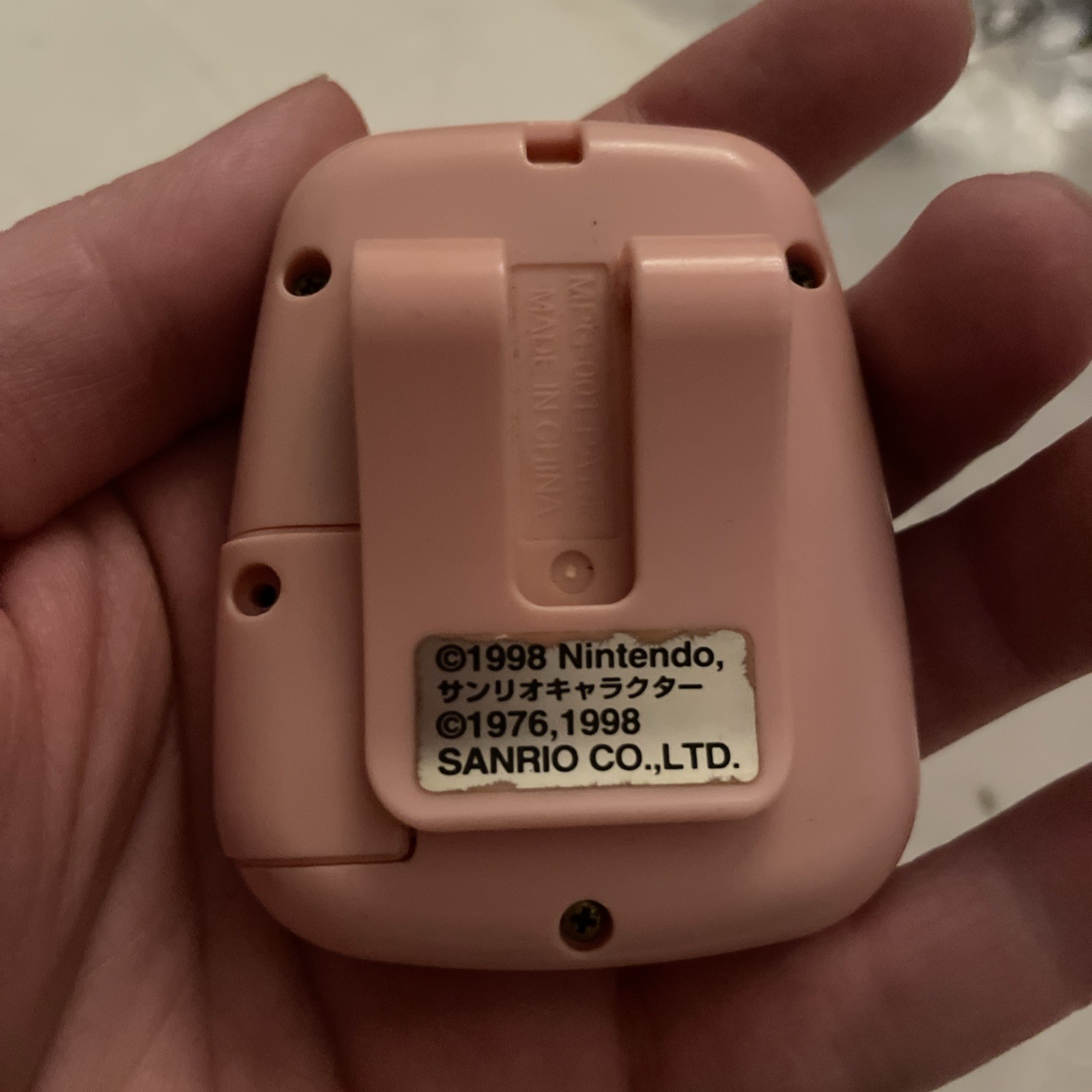 Tested Pocket Hello Kitty Pedometer Nintendo Virtual Pet Game 1998 from Japan