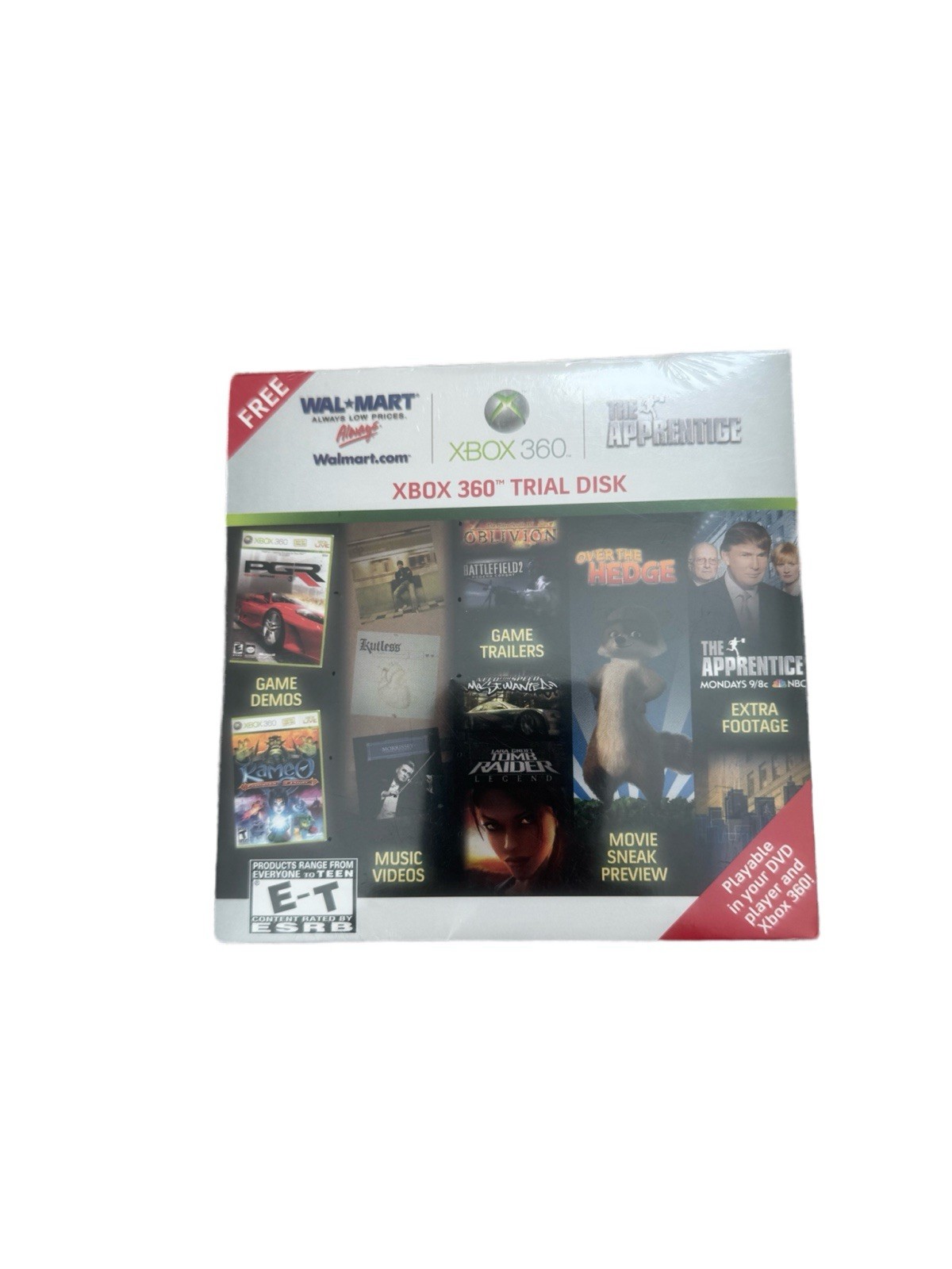 Walmart Trial Xbox 360 Game Demo Disc *SEALED* – Includes Trump apprentice
