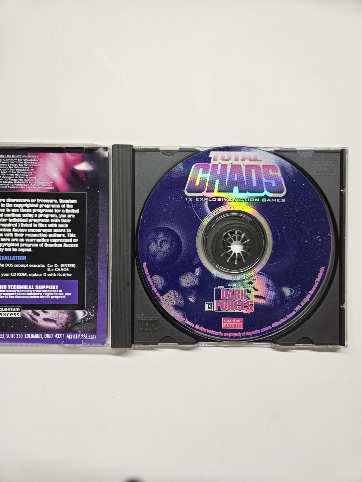 Total Chaos 12 explosive games Quantum Axcess (PC, 1995)